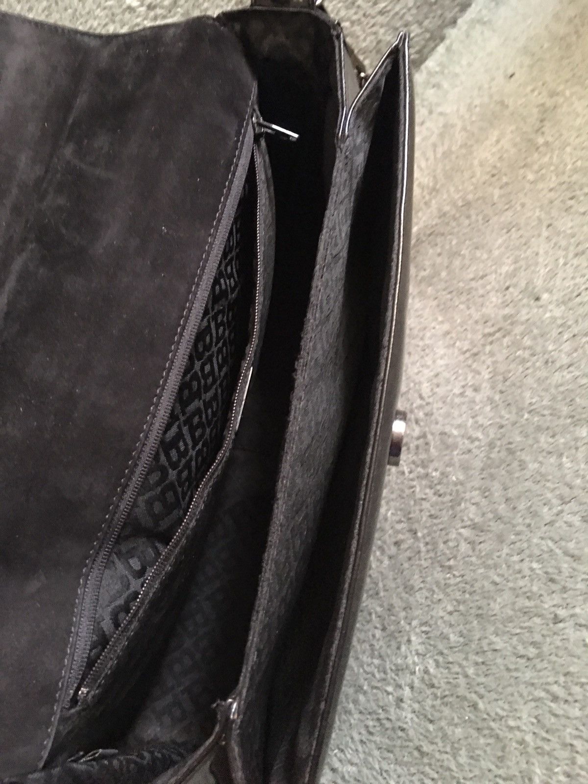 Bally BALLY Switzerland Black Patent Leather Shoulder Bag Size ONE SIZE - 11 Thumbnail