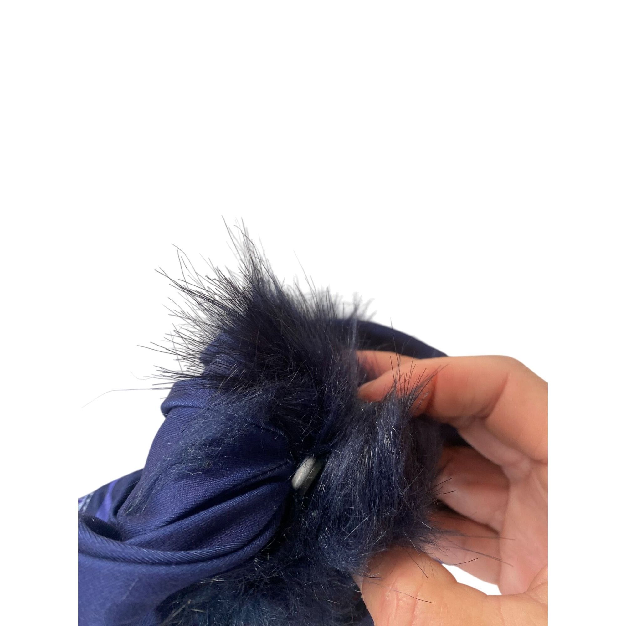 Designer Krimson Klover Blue Pompom Beanie HAT Apres Ski removable Po Size ONE SIZE - 12 Thumbnail