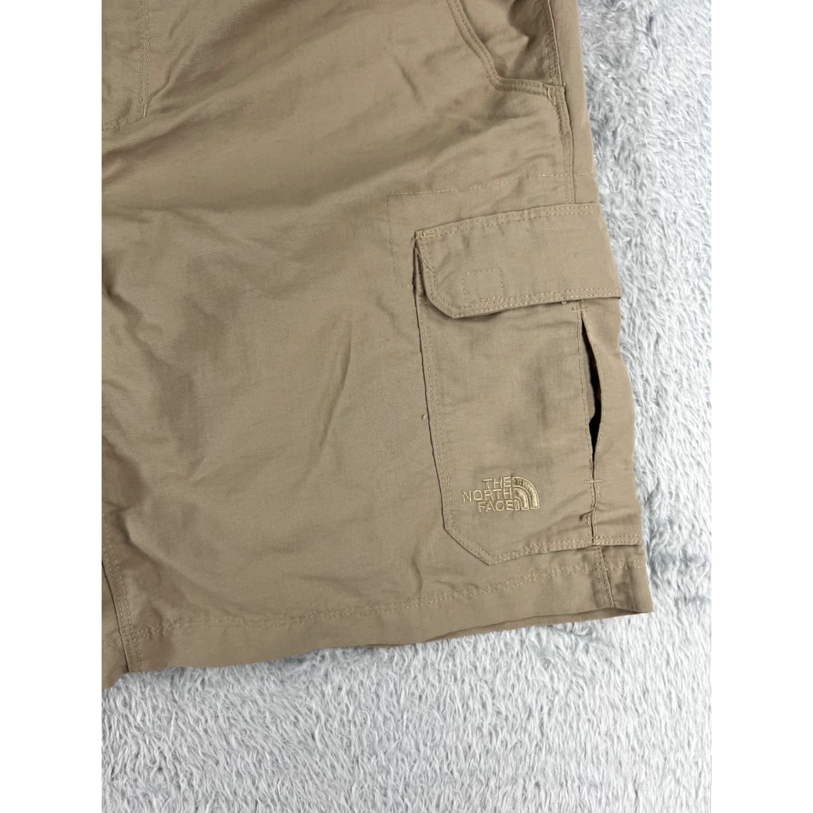 The North Face The North Face Shorts Men Medium Beige Belted Cargo 100% Nylon Hike Camp Fish Size US 31 - 2 Thumbnail