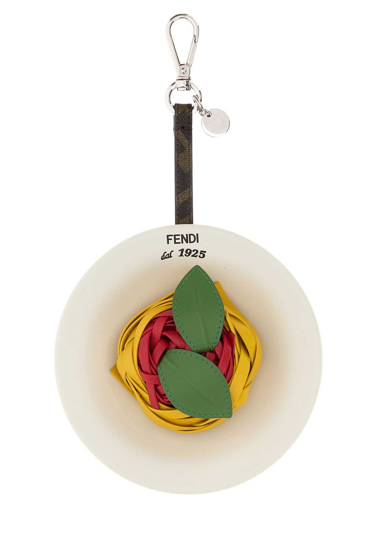 Fendi Multicolor Leather Spaghetti Charm Size ONE SIZE - 1 Thumbnail
