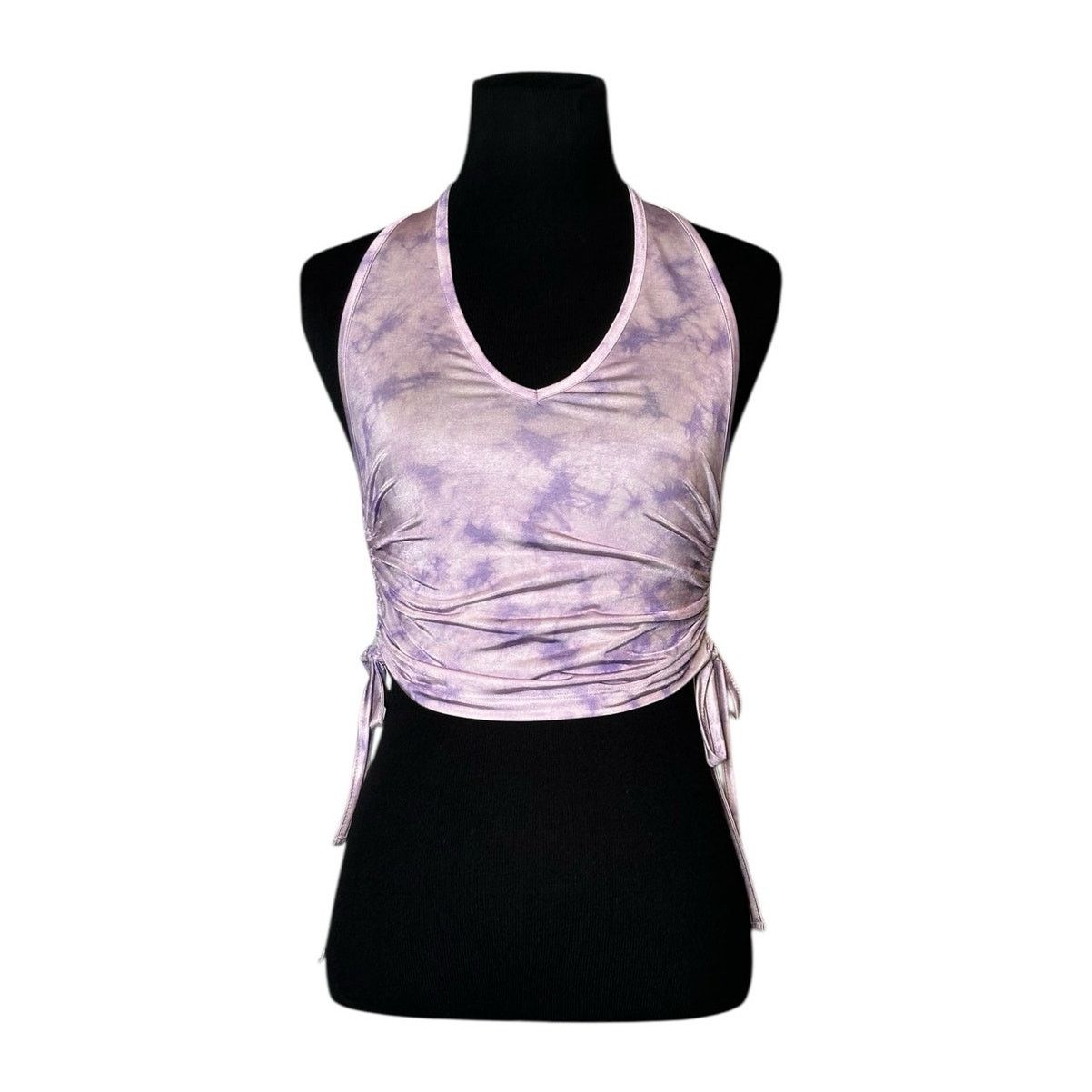 Asos Asos purple tie dye halter crop top size 8 Size M / US 6-8 / IT 42-44 - 7 Thumbnail