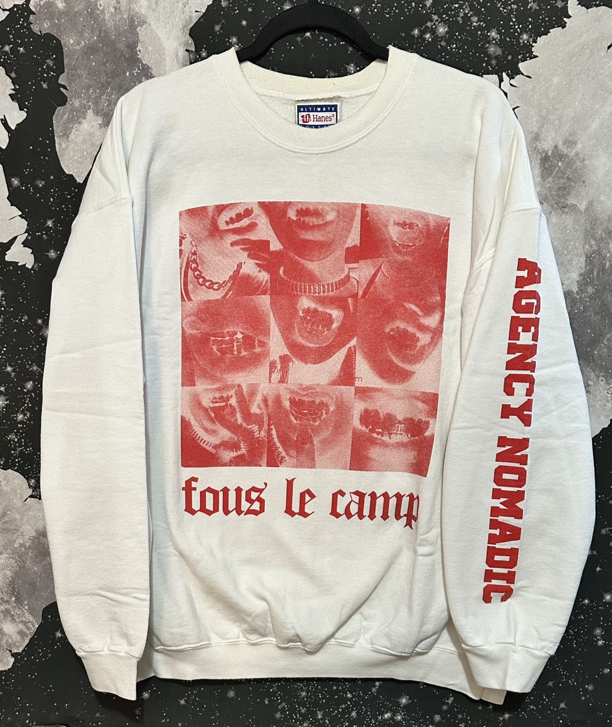 Hanes Agency Nomadic French Quote Sweatshirt Size US L / EU 52-54 / 3 - 1 Thumbnail
