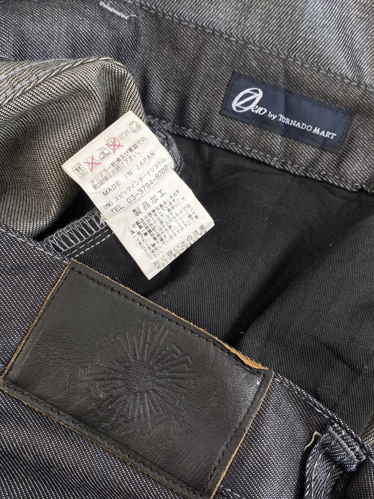 Tornado Mart 2000’s Tornado Mart Japan Stonewash Waxed Denim Size US 34 / EU 50 - 2 Thumbnail