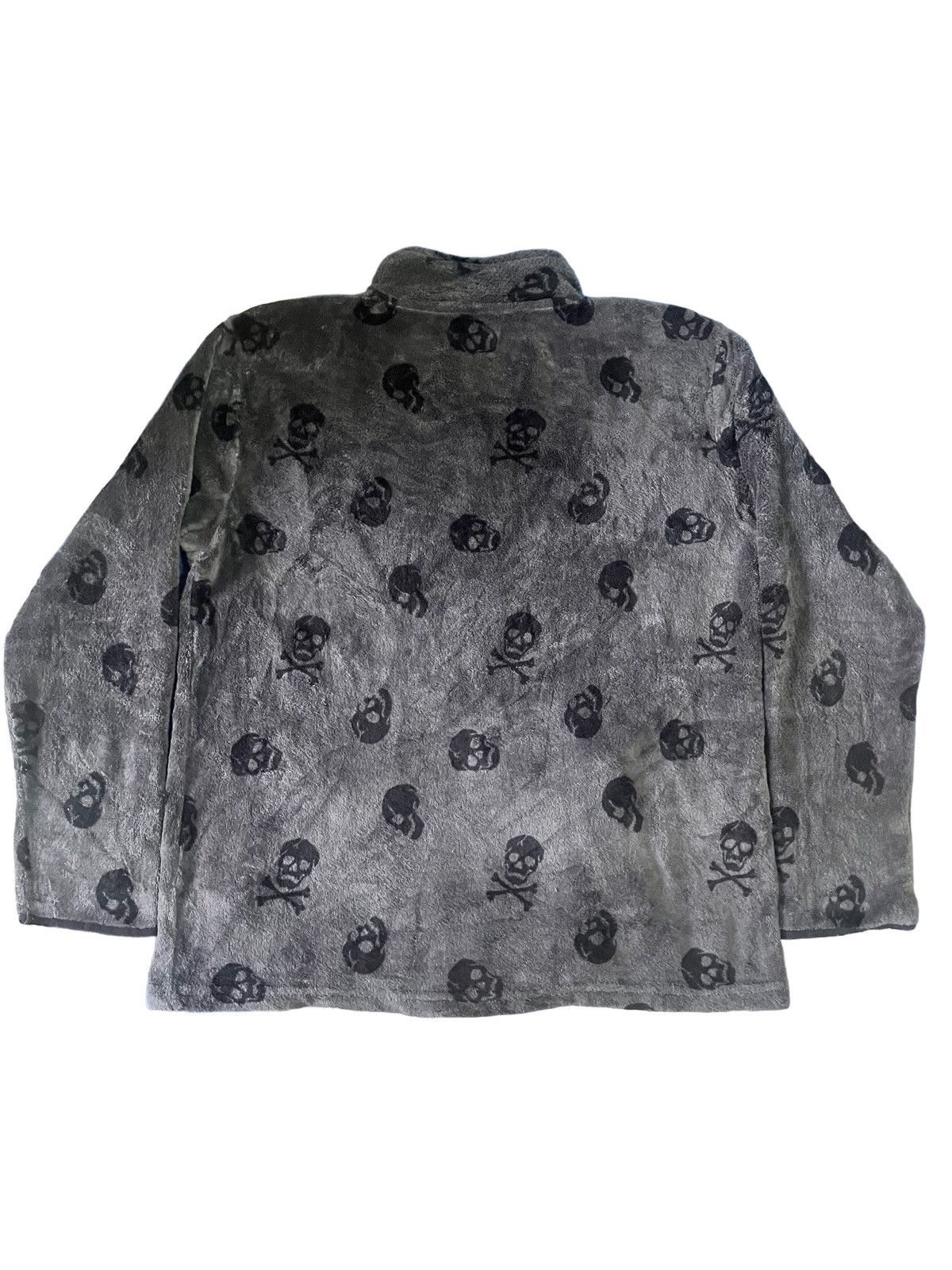 Japanese Brand Vintage Japanese Brand Fleece Skull Jacket Size US XL / EU 56 / 4 - 5 Thumbnail