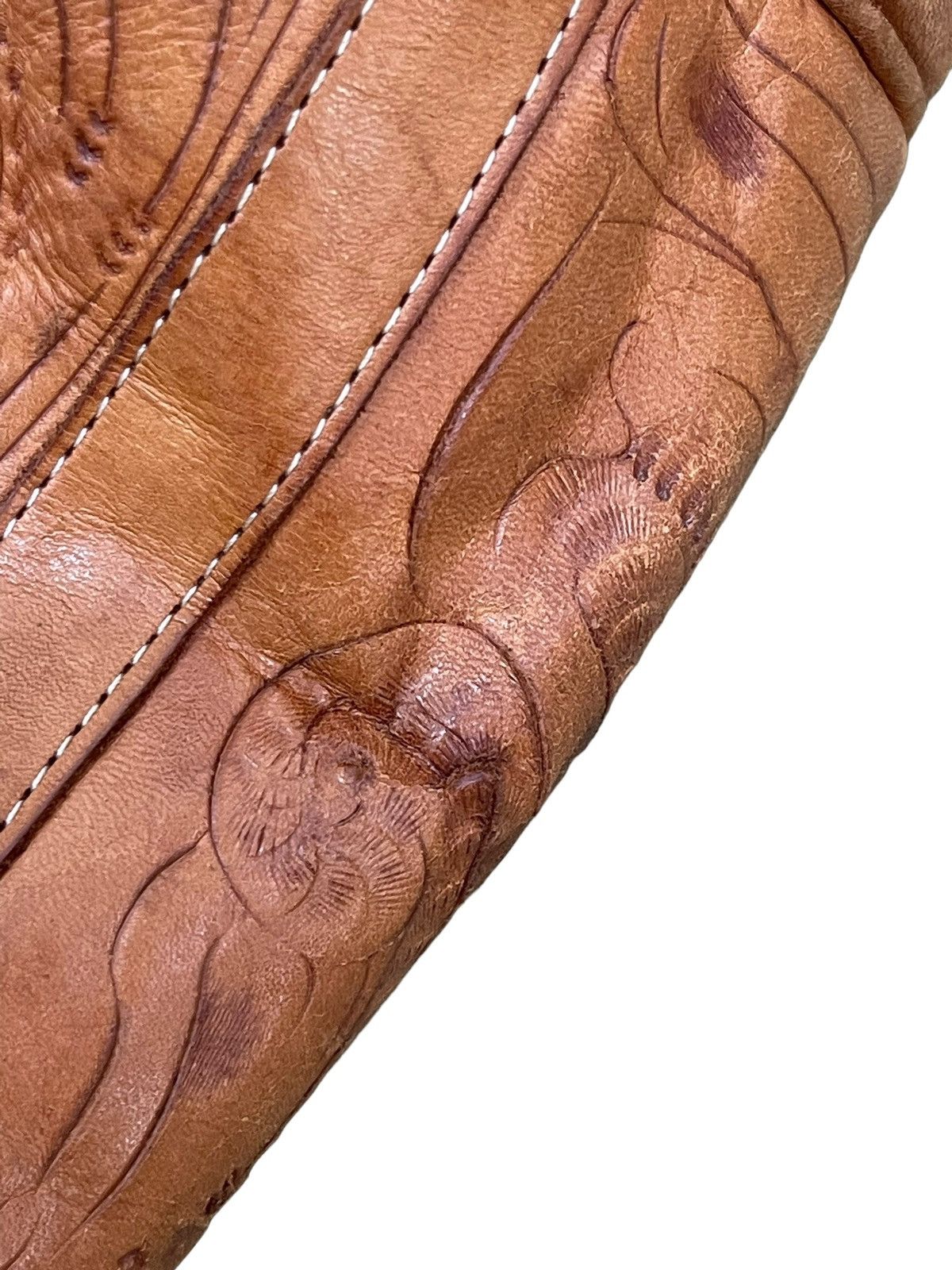 Genuine Leather Full Leather Boston Bag Vintage LL Artworks 2🟩 Size ONE SIZE - 13 Thumbnail
