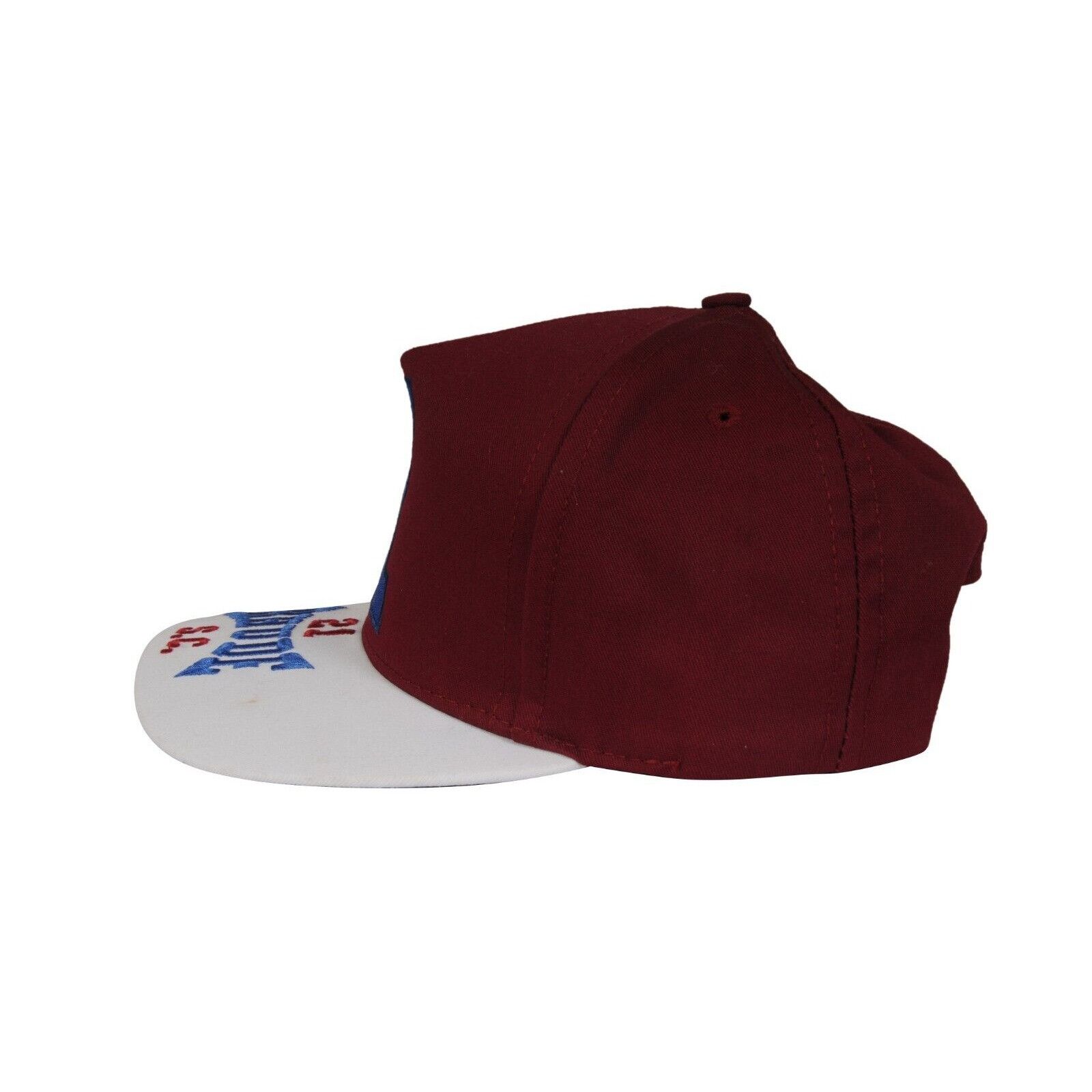 Rhude Embroidered 21 R S.C. Baseball Cap Red Burgundy - 02378 Size ONE SIZE - 4 Thumbnail