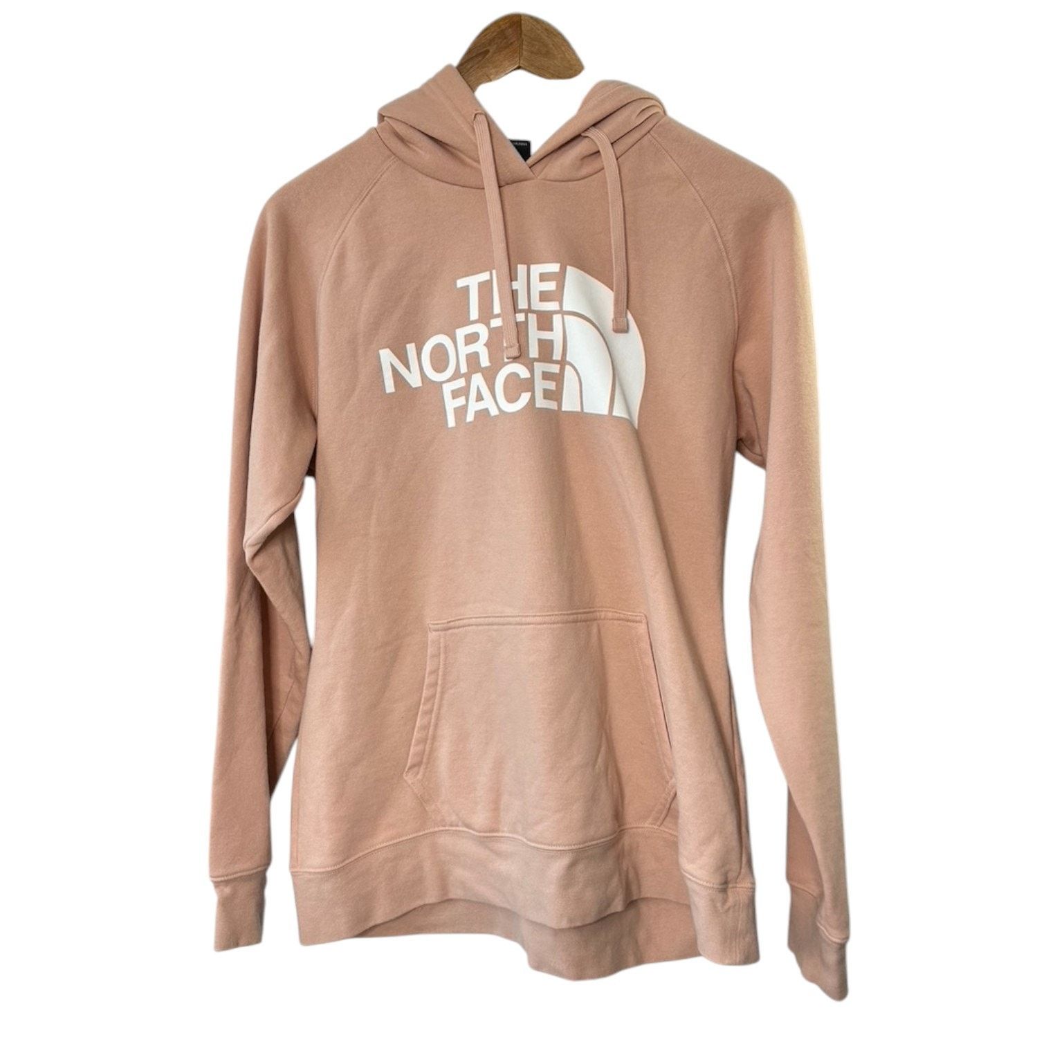 The North Face The North Face Pink Hooded Sweatshirt Hoodie Women's Large Size L / US 10 / IT 46 - 1 Thumbnail
