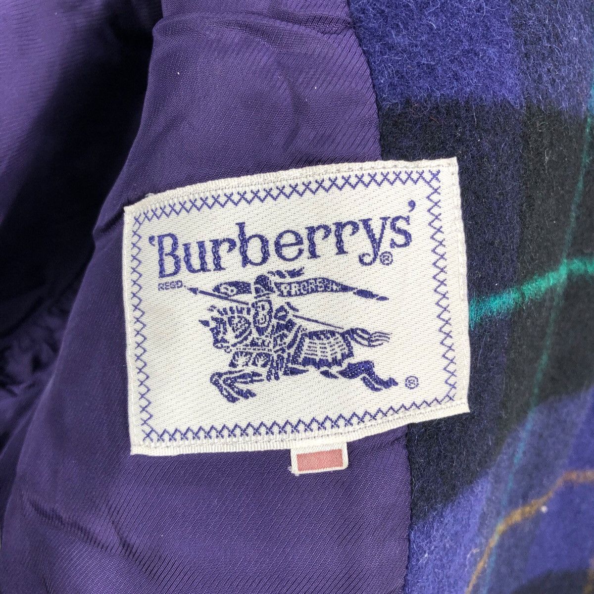 Burberry Vintage BURBERRYS LONDON ENGLAND Checkered Breasted Blazer Size 44L - 7 Thumbnail