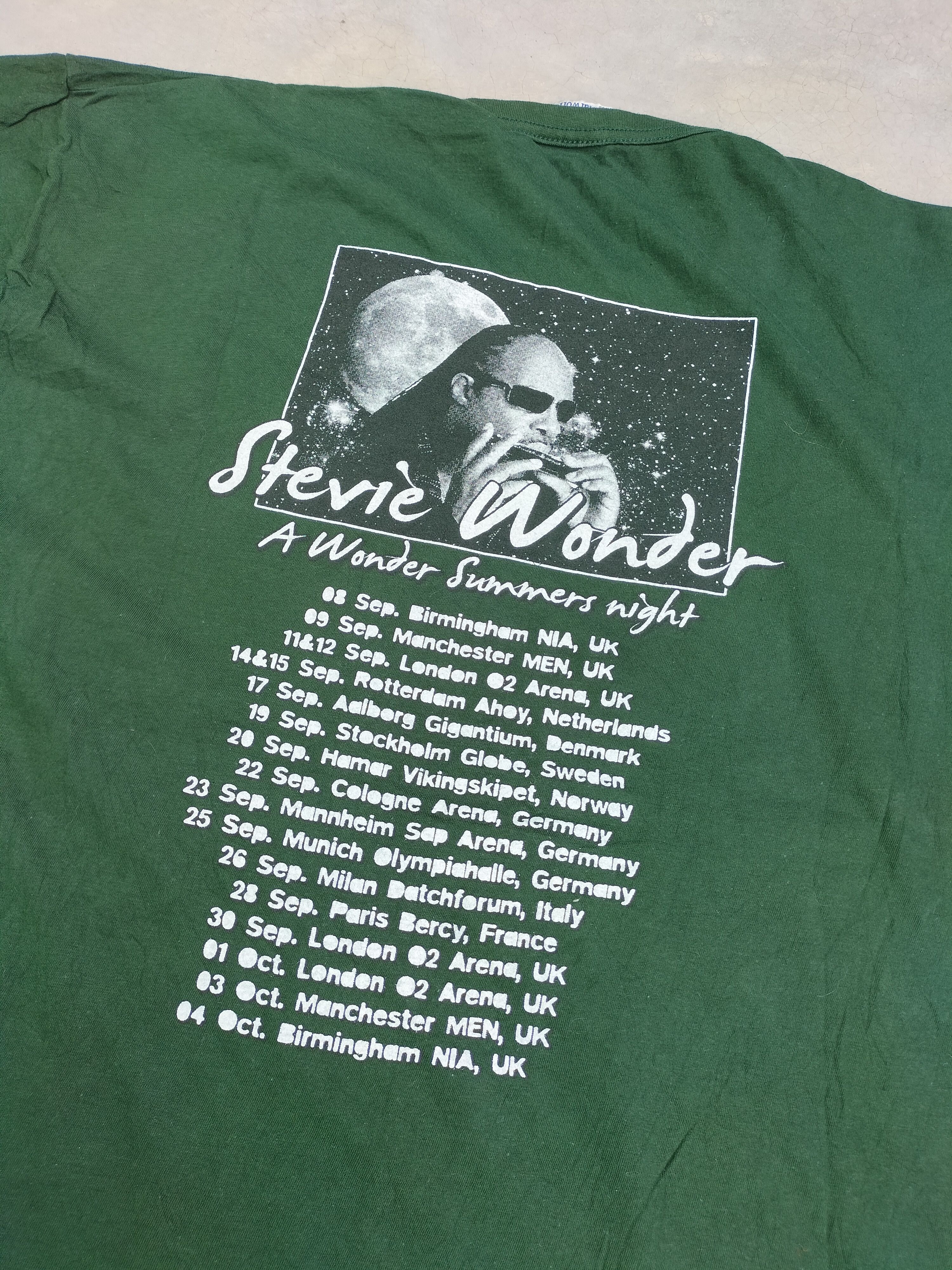 Band Tees Vintage Stevie Wonder Tour Tees Fashion music band Size US XL / EU 56 / 4 - 4 Thumbnail