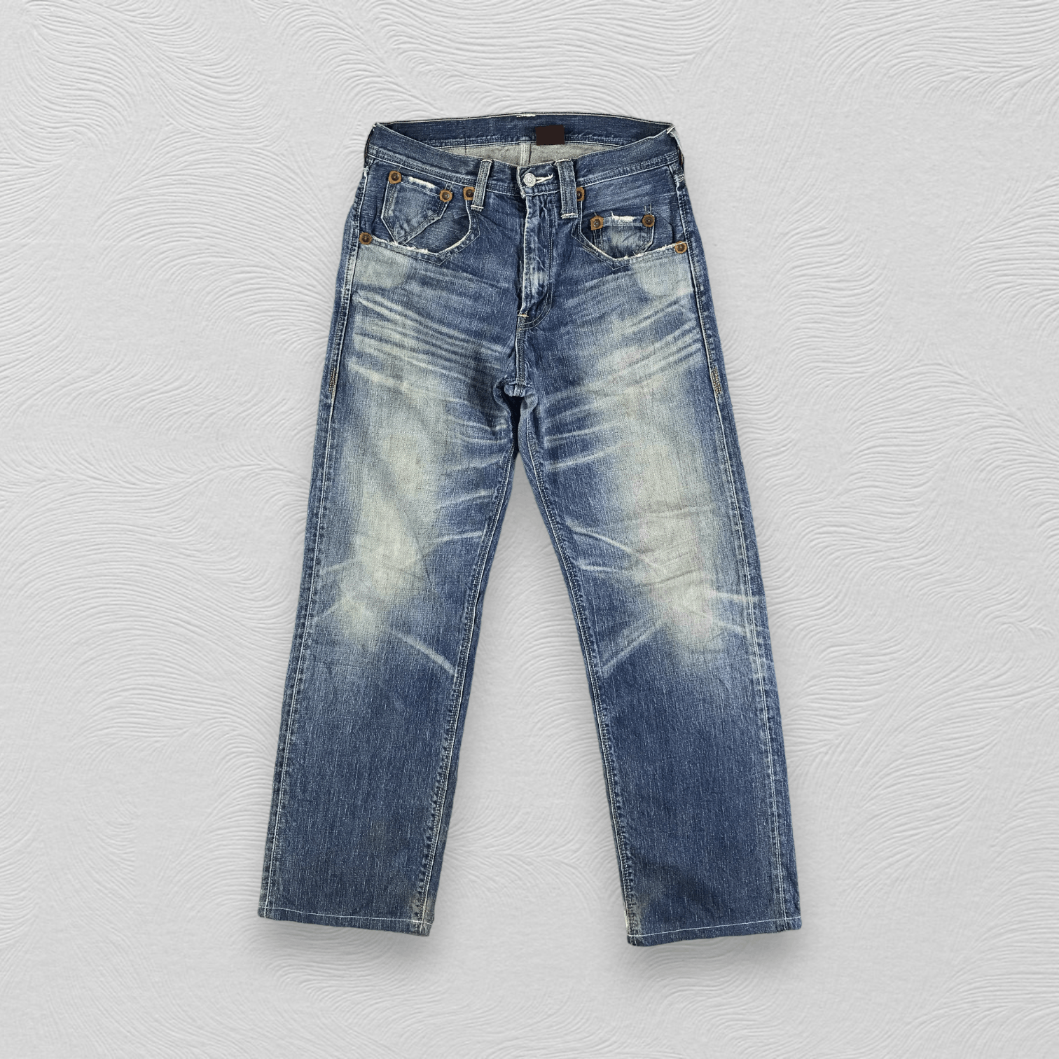 Levi's Vintage Levis 503 Jeans Faded Blue Denim KJ2064 Size US 29 - 1 Thumbnail