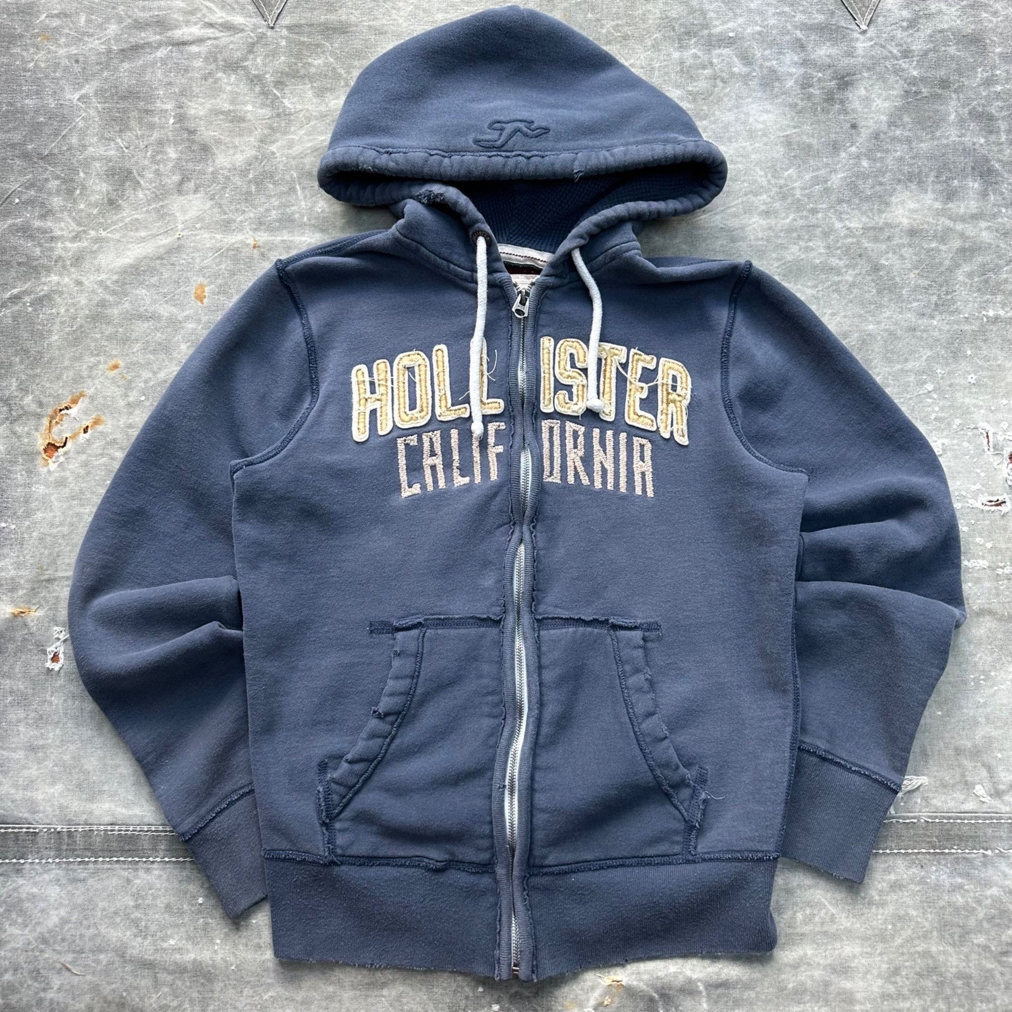 Hollister × Vintage Vintage Y2K Hollister California Heavy Zipup 
