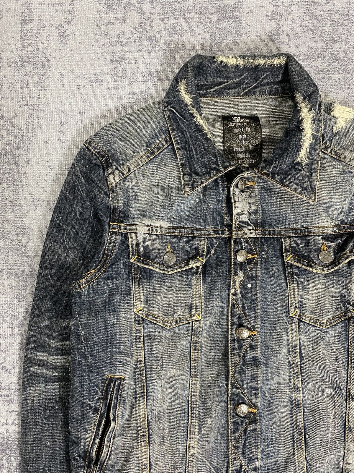 If Six Was Nine Midas distressed splater jackets archives 2000s ifsx lgb Size US M / EU 48-50 / 2 - 3 Thumbnail