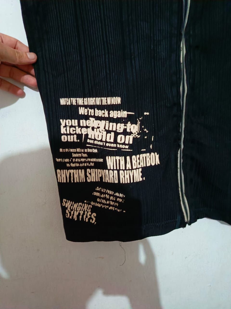 If Six Was Nine Theboysgarden -Ribbed trousers poem Hoodie ifsix LGB Style Size US L / EU 52-54 / 3 - 4 Thumbnail