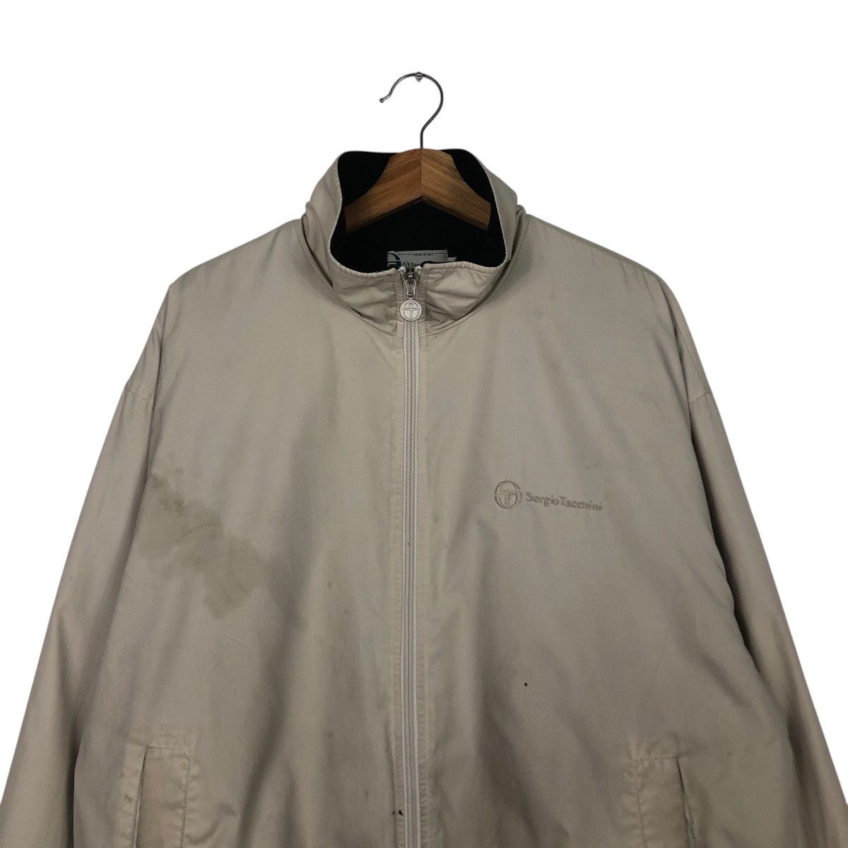Designer × Japanese Brand × Vintage 📌Vintage Bomber Jacket Sergio Tacchini Blanket Size US L / EU 52-54 / 3 - 4 Thumbnail