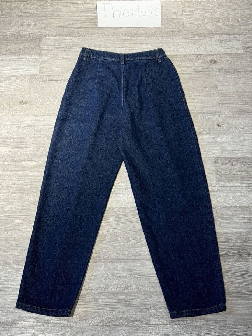 Magda Butrym MAGDA BUTRYM Toteness pleated high-rise tapered jeans Size 25" / US 0 / IT 36 - 3 Thumbnail
