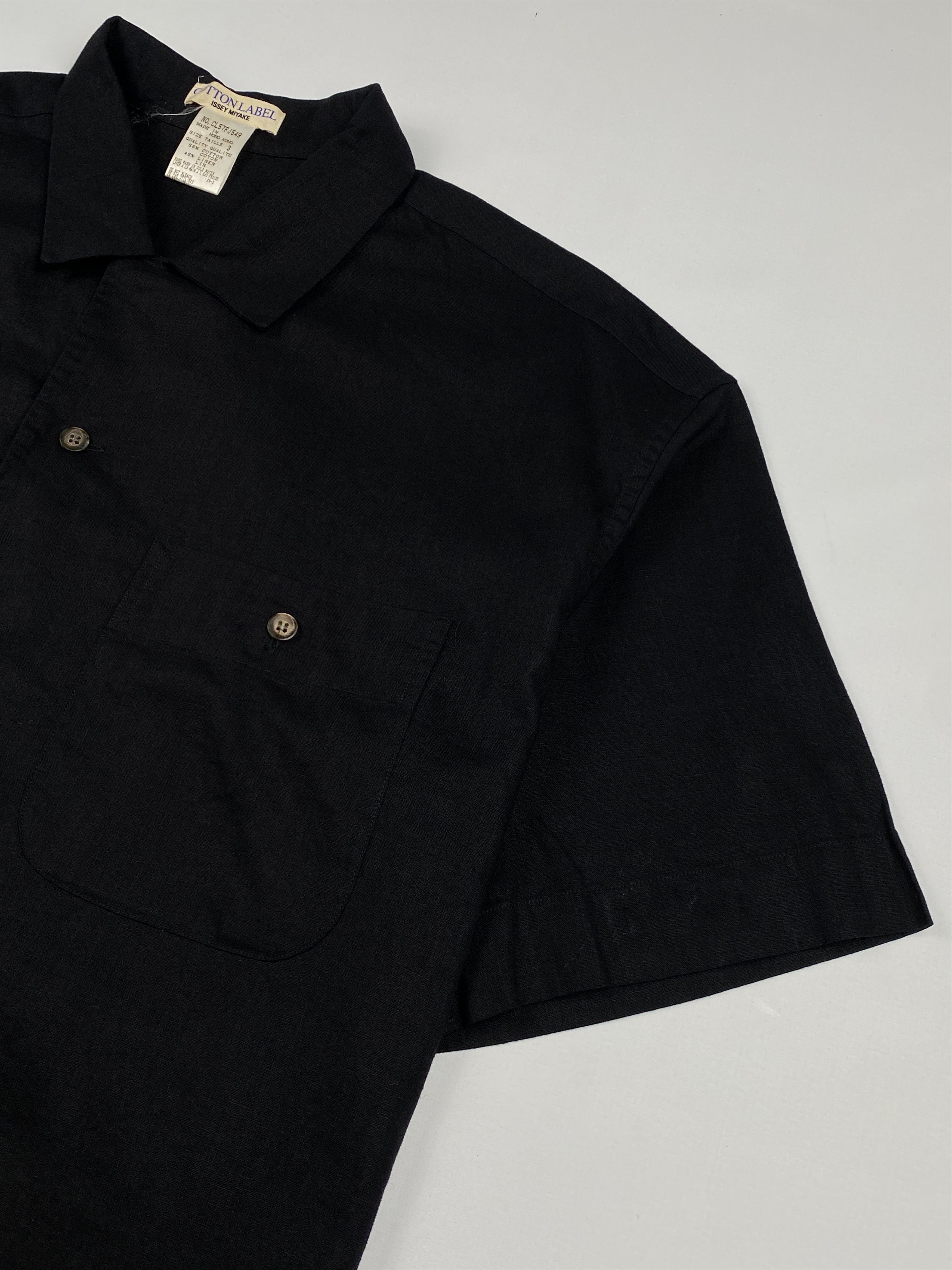 Issey Miyake Cotton Label Line Short Sleeves Polo Size US L / EU 52-54 / 3 - 7 Thumbnail