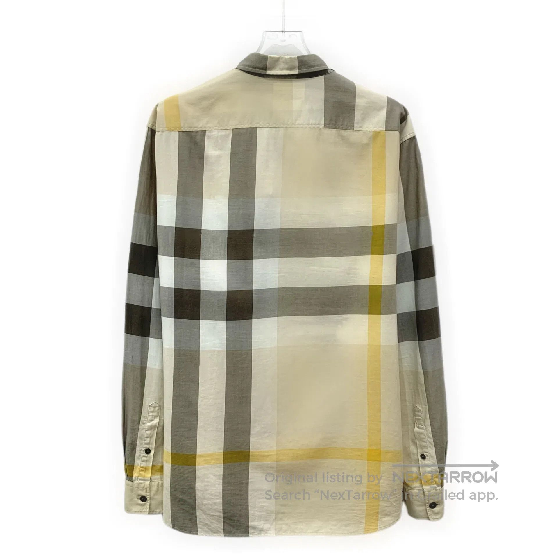 Burberry Burberry Contrast color classic check design cotton lapel Size US L / EU 52-54 / 3 - 2 Thumbnail