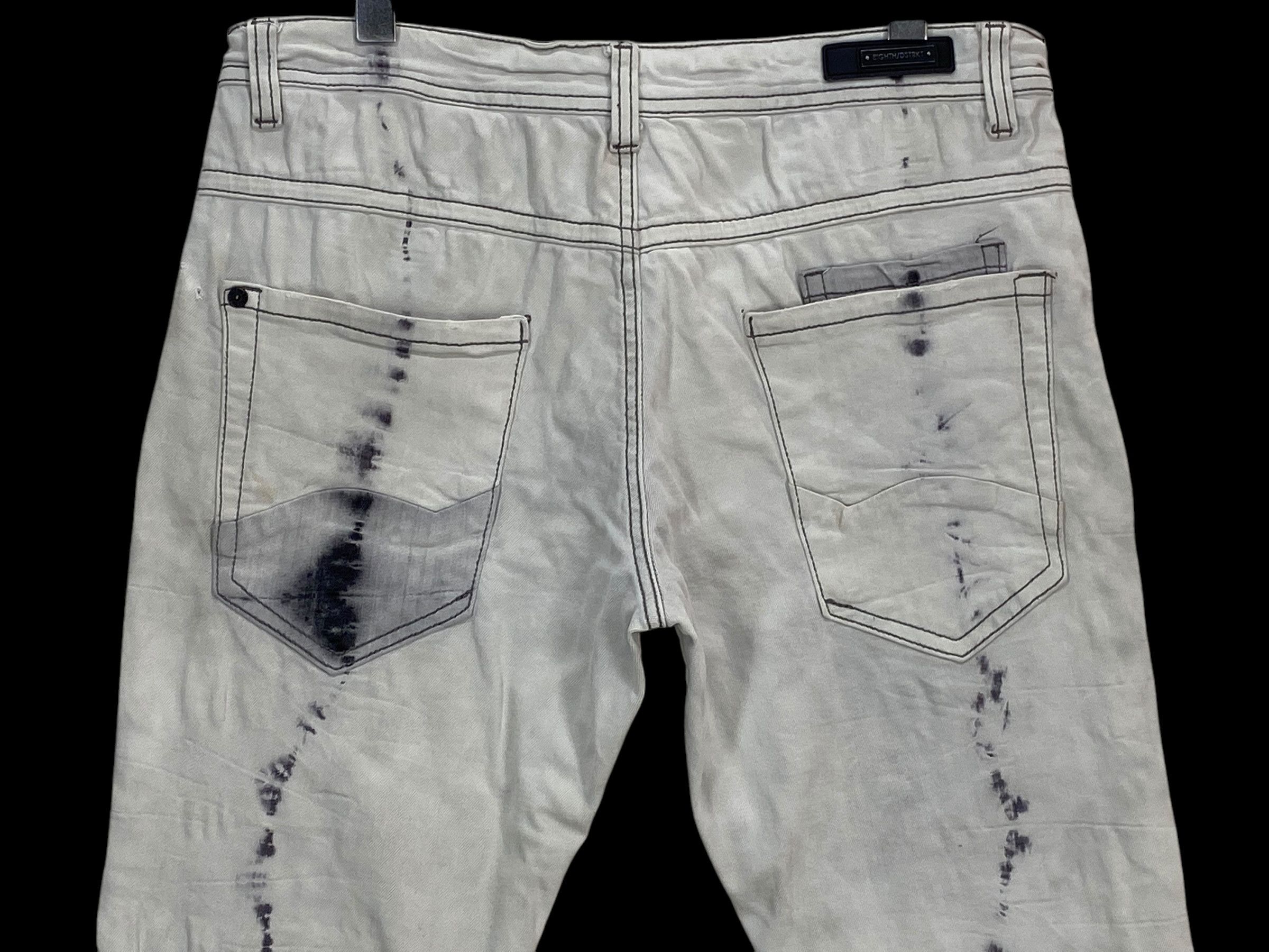 Japanese Brand District Acid Wash Jeans Size US 34 / EU 50 - 5 Thumbnail