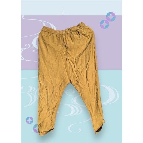 Zara NWT ZARA Woman Wide Leg High Rise Trousers Cuffed Khaki Size 27" / US 4 / IT 40 - 1 Thumbnail