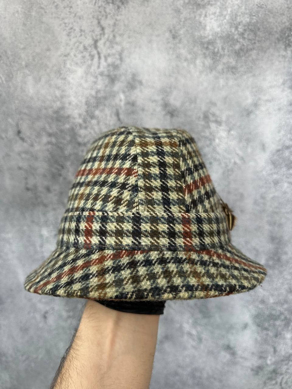 Kangol × Vintage Kangol Blanford Hunting Hat Tweed - Made in UK - Vintage Size ONE SIZE - 4 Thumbnail