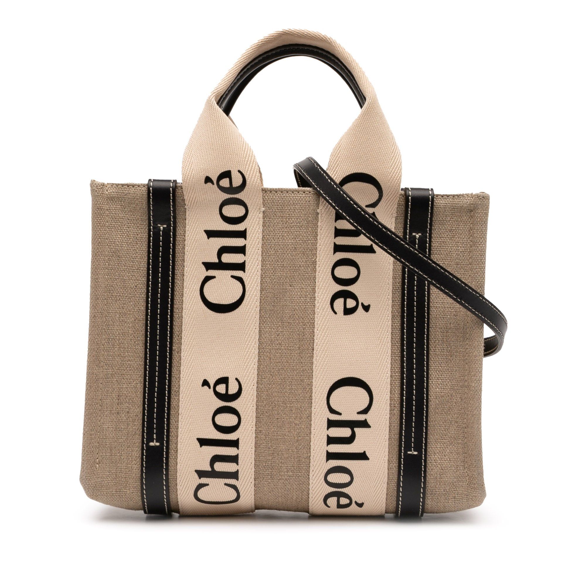 Chloe Small Canvas Woody Satchel Size ONE SIZE - 1 Thumbnail