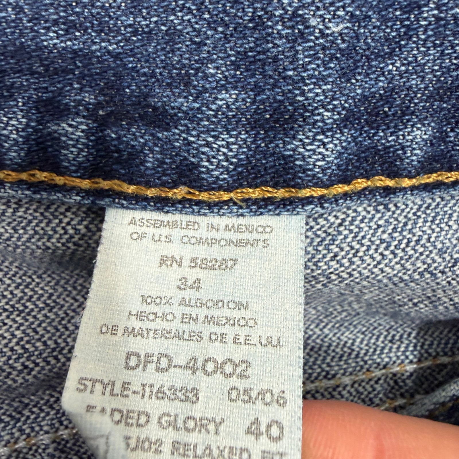 Vintage Vintage Faded Glory Jean Shorts Men's 34 Blue 10" Inseam Size US 34 / EU 50 - 4 Thumbnail