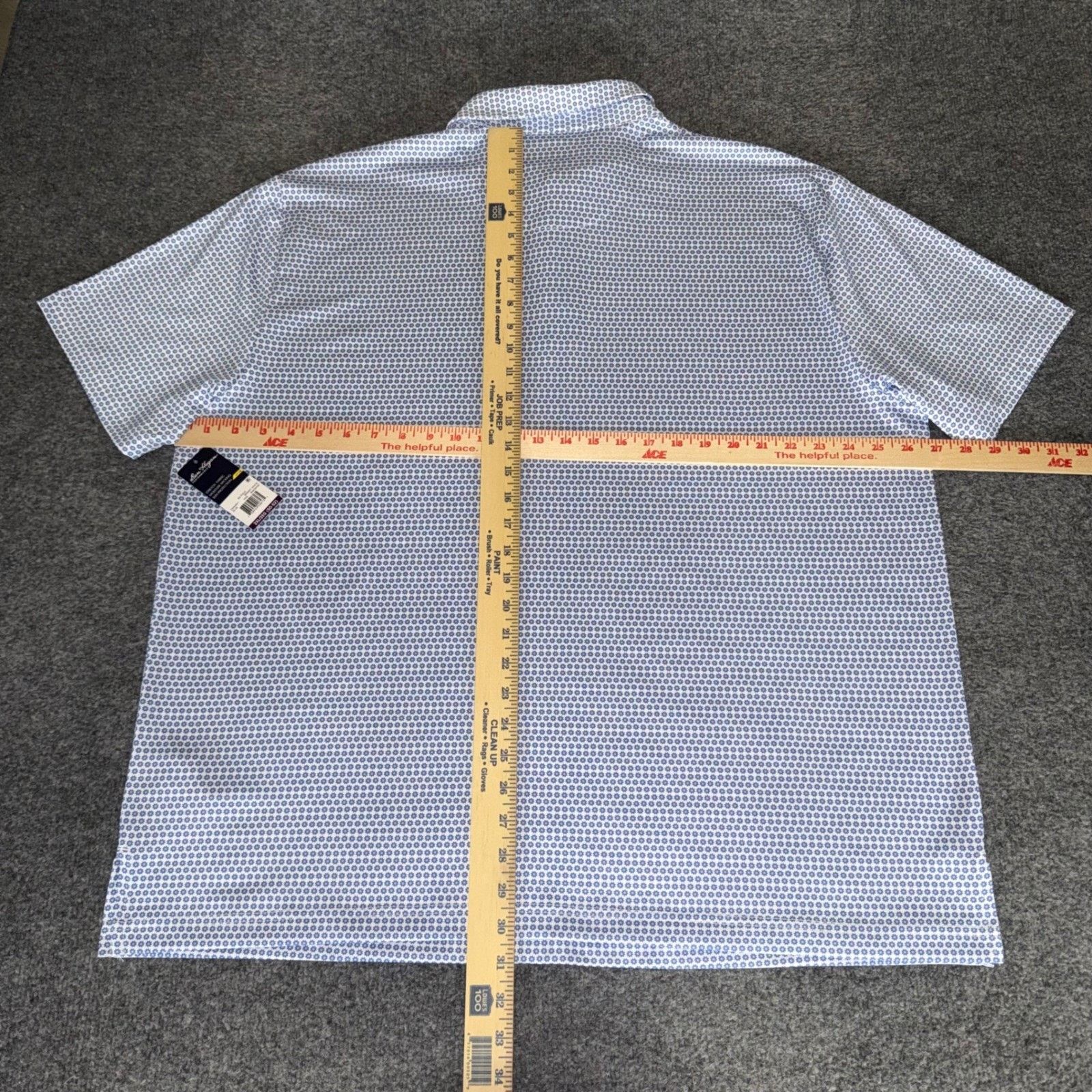 Other Ben Hogan Performance Polo Shirt Mens 2XL Blue Floral Golf Size US XXL / EU 58 / 5 - 5 Thumbnail