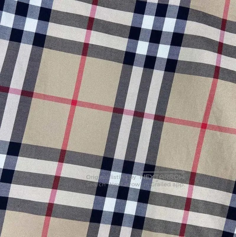 Burberry Burberry Color-Block Cotton Women's Shirt. Size XL / US 12-14 / IT 48-50 - 3 Thumbnail