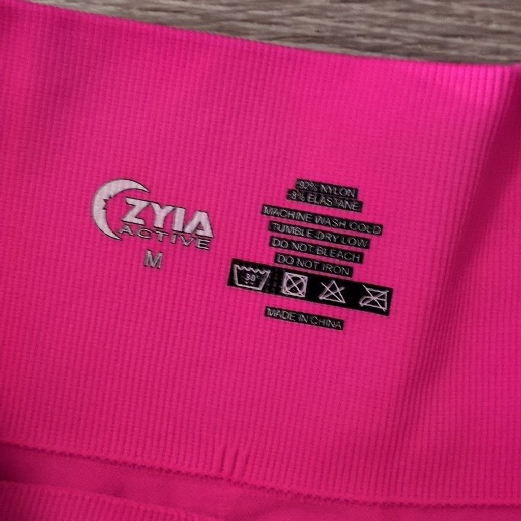 Other Zyia Hot Pink Seamless Ribbed Shorts Size Medium Size 24" / US 00 / IT 34 - 2 Thumbnail