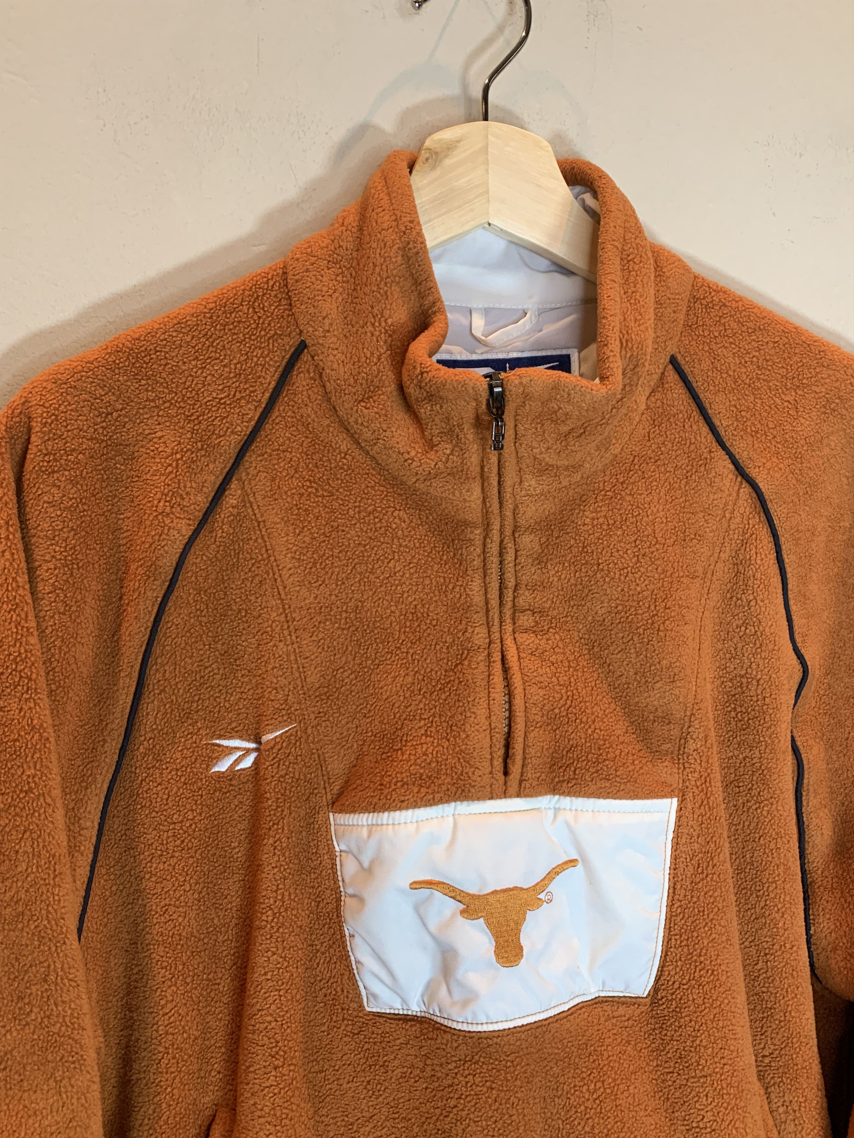 Reebok RARE Vintage Texas Longhorns University Reebok Fleece Jacket Size US S / EU 44-46 / 1 - 4 Thumbnail