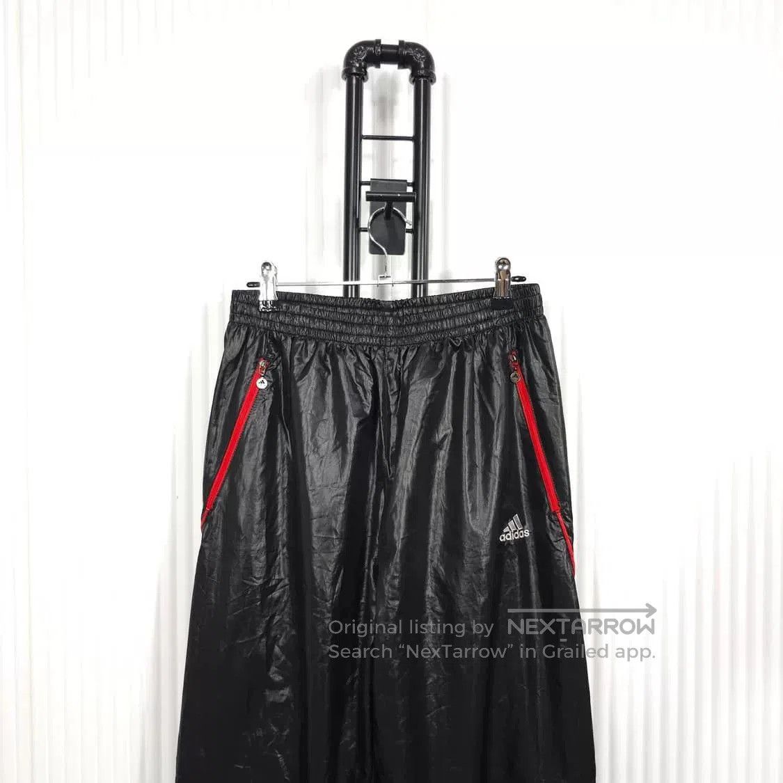 Adidas adidas vintage black functional pants. Size US 34 / EU 50 - 2 Thumbnail