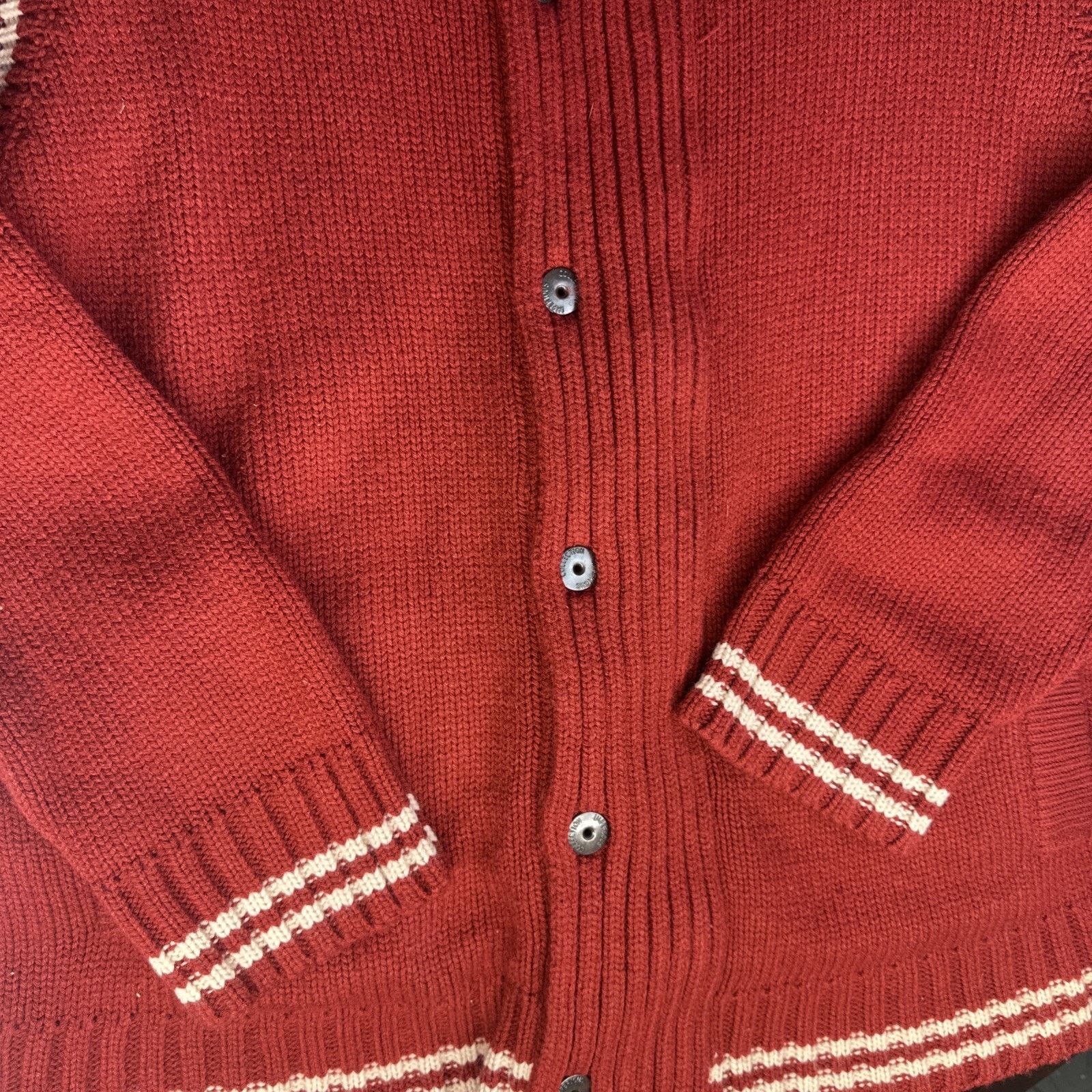 & Other Stories Imperious Trading Red and White Cardigan size 2XL Christmas Size US XXL / EU 58 / 5 - 4 Thumbnail