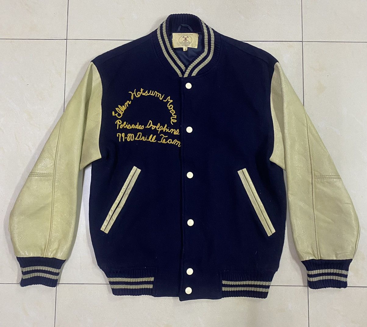 Japanese Brand × Vintage Vintage 79-80s Palisades Dolphins Varsity Jacket Size US S / EU 44-46 / 1 - 1 Thumbnail