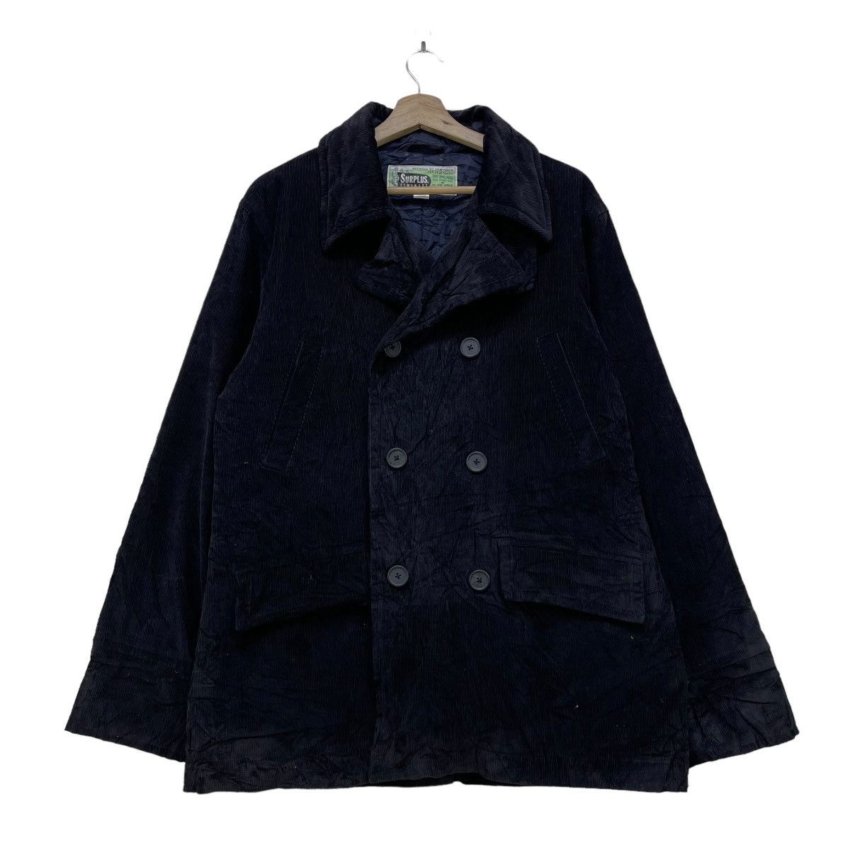 Craftsman Surplus Corduroy Double Breasted Jacket Size US M / EU 48-50 / 2 - 1 Thumbnail