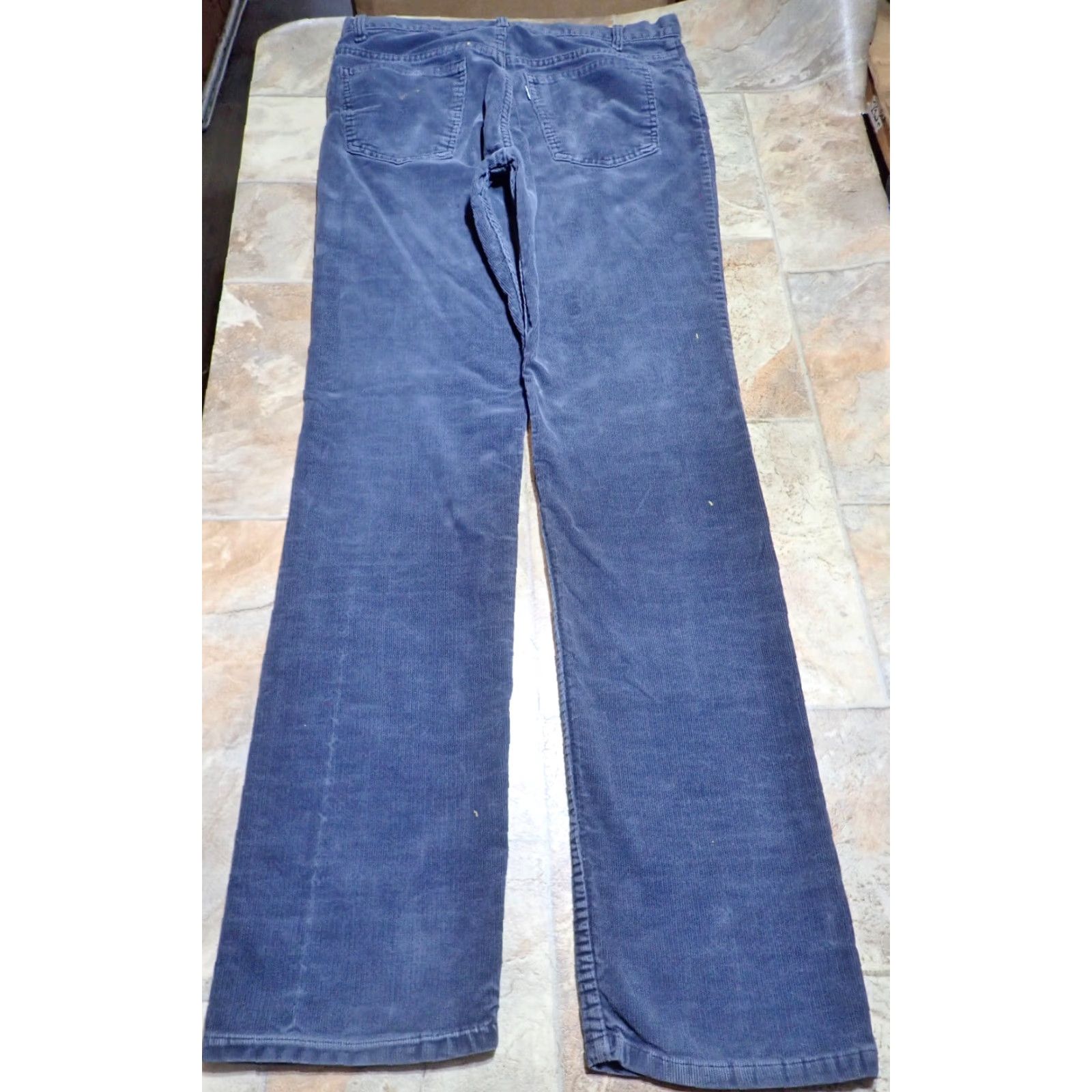 Levi's VINTAGE Levi's 519 Black Corduroy Pants Men 35x34 USA Made Levi's 519-1558 Size US 36 / EU 52 - 2 Thumbnail