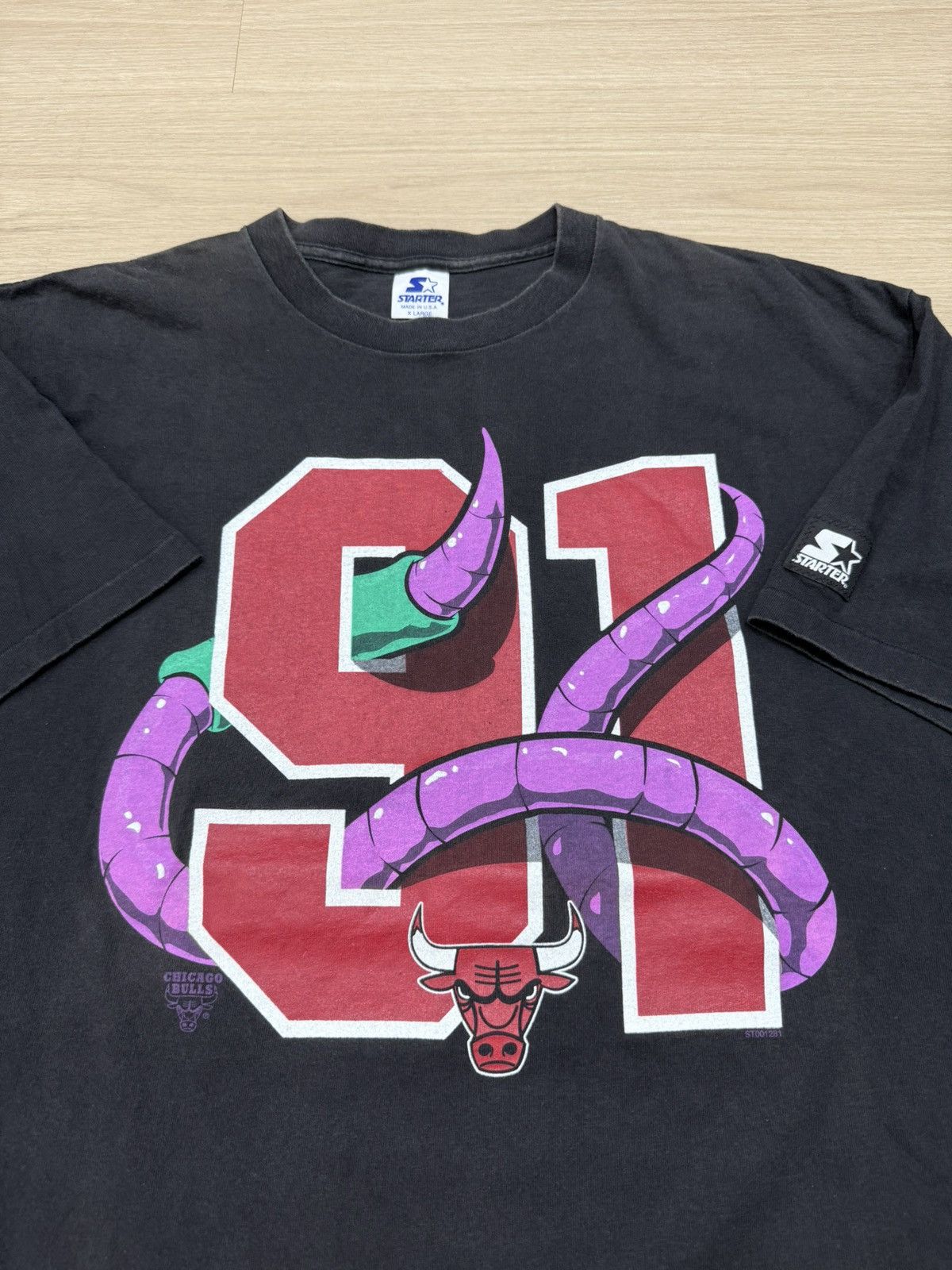 Vintage Vintage Rodman 91 t-shirt Size US XL / EU 56 / 4 - 1 Thumbnail