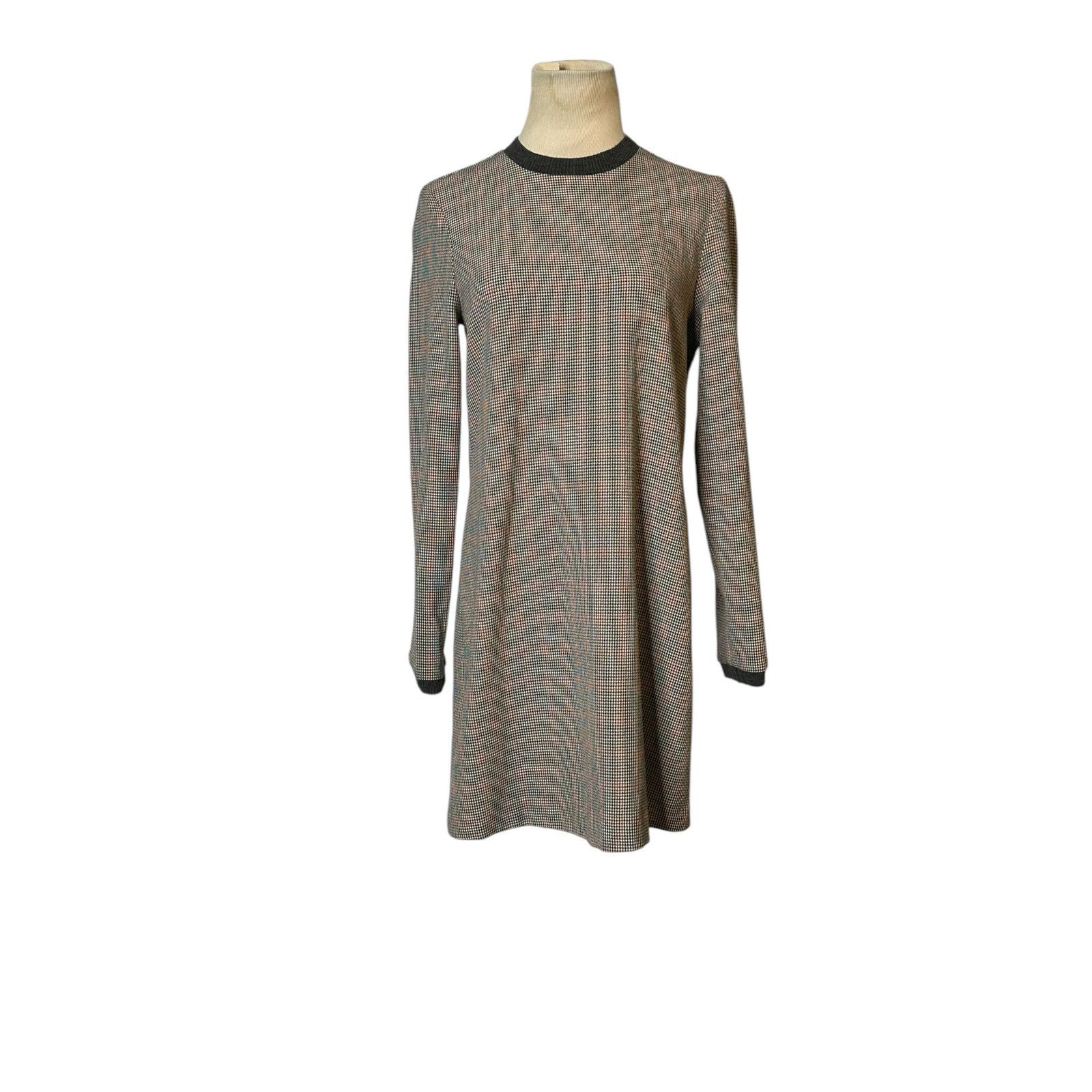 Zara Zara houndstooth long sleeves sheath mini dress size Small Size M / US 6-8 / IT 42-44 - 18 Thumbnail