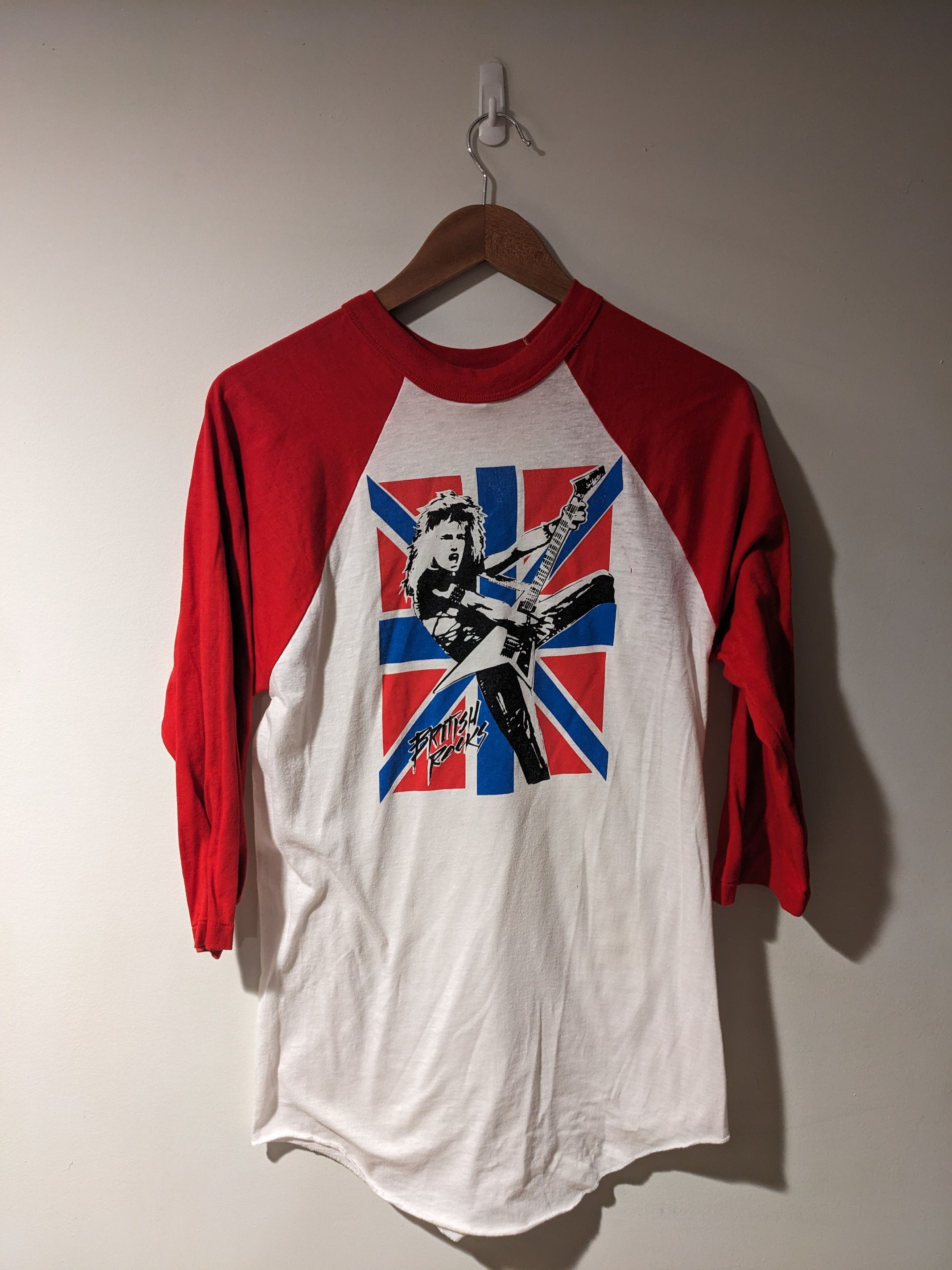 Band Tees × Vintage Vintage 80s British Rock Motley Crue Long-Sleeve T-Shirt Size US XL / EU 56 / 4 - 1 Thumbnail