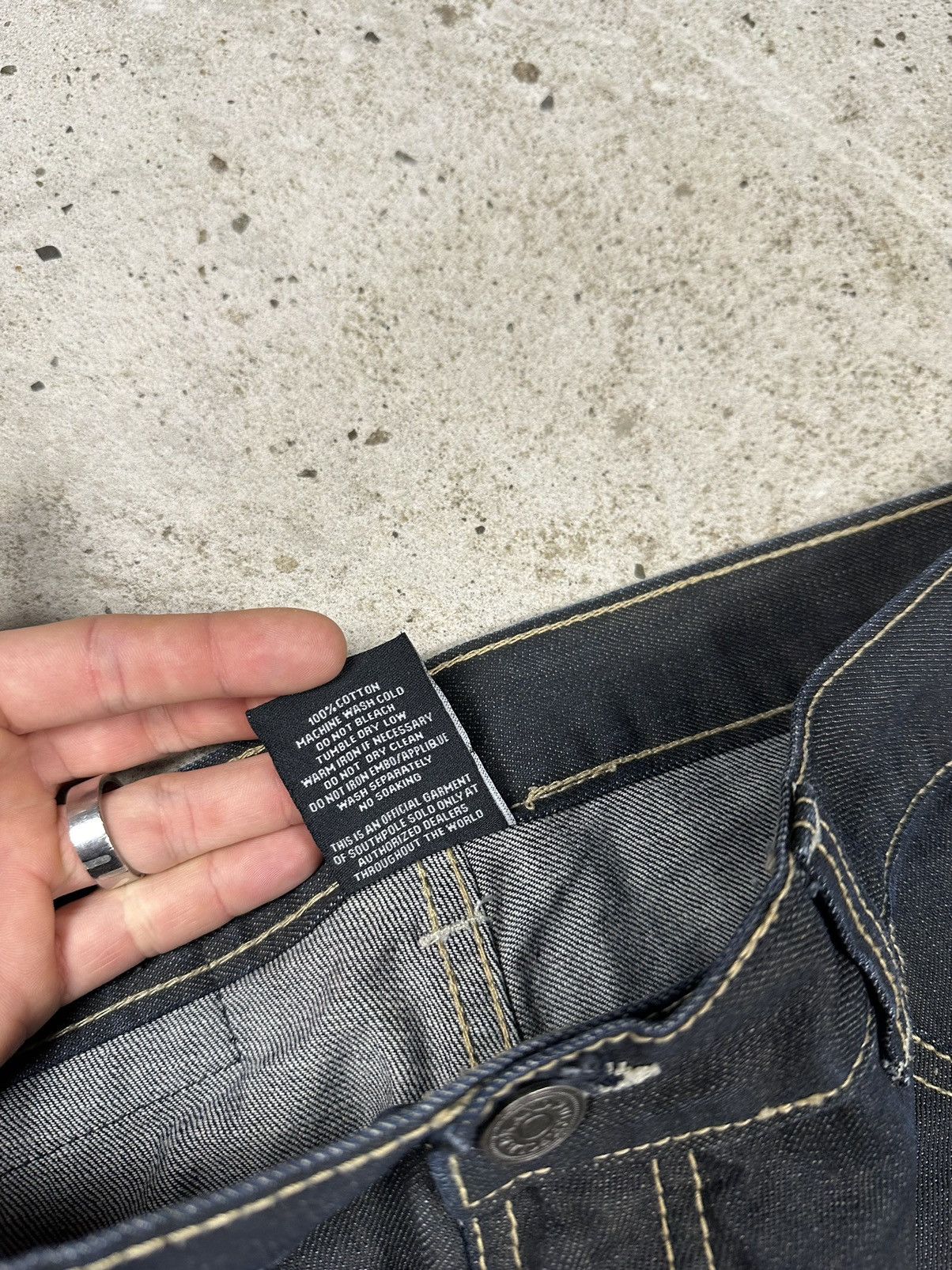 JNCO × Southpole × Vintage Vintage y2k Southpole Navy Denim Pants JNCO style Size US 29 - 7 Thumbnail