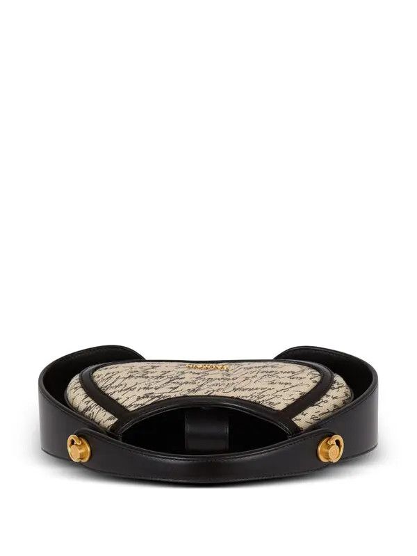 Balmain o1s1wg111225 Size:OS/Jolie Madame Love Letter Bag in White Size ONE SIZE - 3 Thumbnail