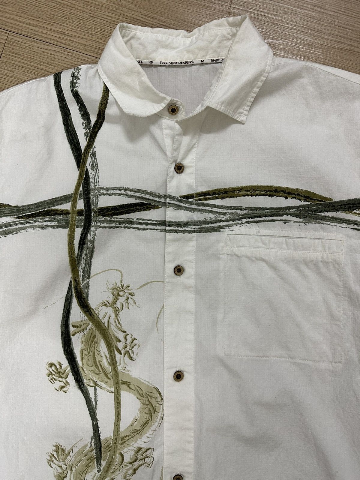 Vintage Rare Vintage Y2K Style T&C Surf Design Hawaii Surf Shirt Size US L / EU 52-54 / 3 - 3 Thumbnail