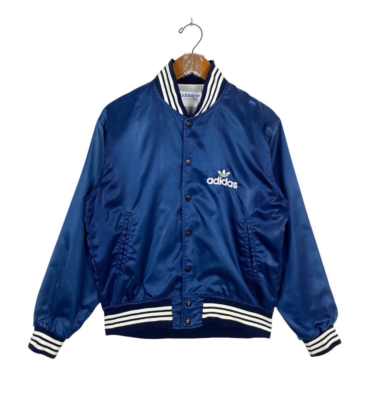 Adidas Rare‼️ Vintage Adidas Varsity Bomber Jacket Made in Japan Size US S / EU 44-46 / 1 - 1 Thumbnail