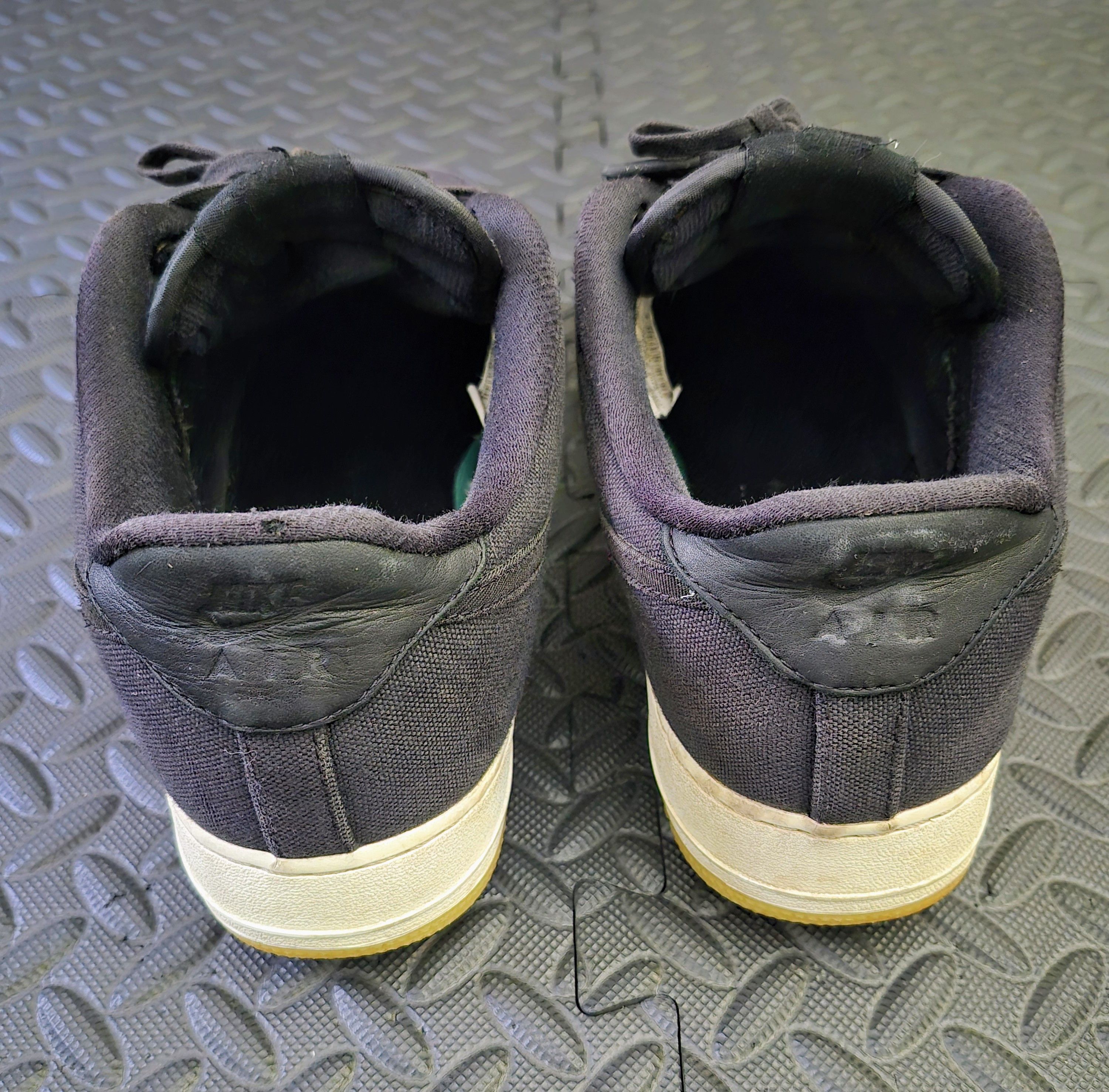 Nike Size 10.5 - Nike Air Force 1 Low Canvas Black (AH1067-004) Size US 10.5 / EU 43-44 - 5 Thumbnail