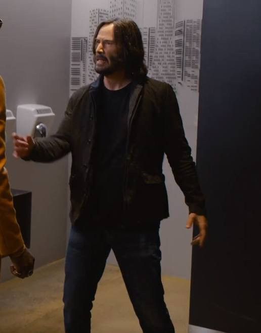 Allsaints Allsaints Keanu Reeves survey faded leather jacket blazer Size US XL / EU 56 / 4 - 3 Thumbnail