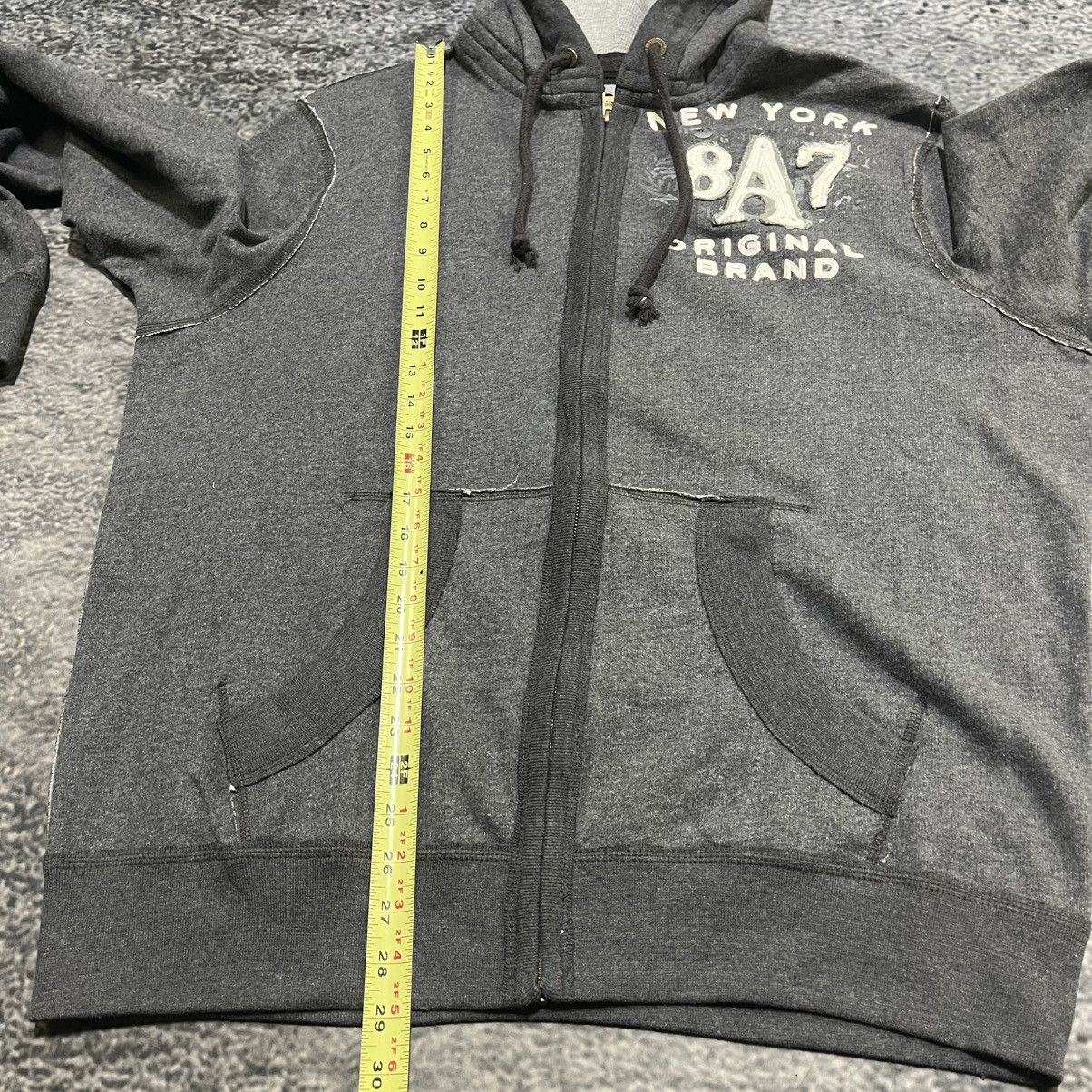 Aeropostale Vintage Y2K/2000s Aeropostale Skater Grunge Zip Up Hoodie XL Size US XL / EU 56 / 4 - 12 Thumbnail
