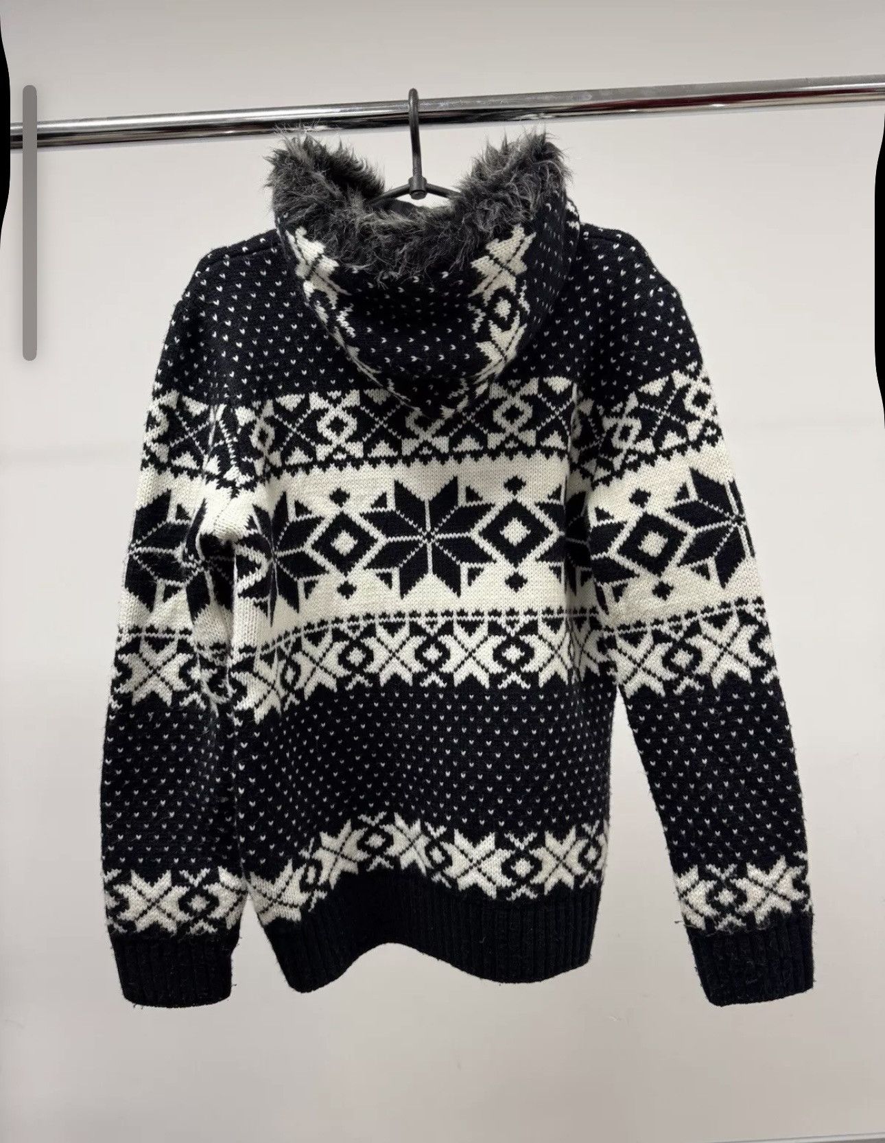 Abercrombie & Fitch × Hysteric Glamour × If Six Was Nine Vintage Abercrombie & Fitch Zip Hoodie Y2K Style Fur Genuine Size US S / EU 44-46 / 1 - 4 Thumbnail