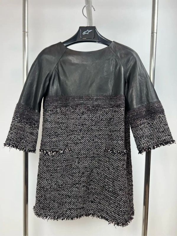 Chanel Chanel Black Polyester Dress for Women 0089 Size S / US 4 / IT 40 - 1 Thumbnail