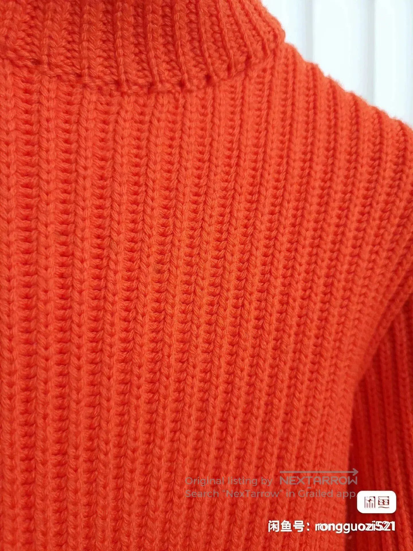 Dior dior orange turtleneck sweater with stretch. Size US M / EU 48-50 / 2 - 4 Thumbnail