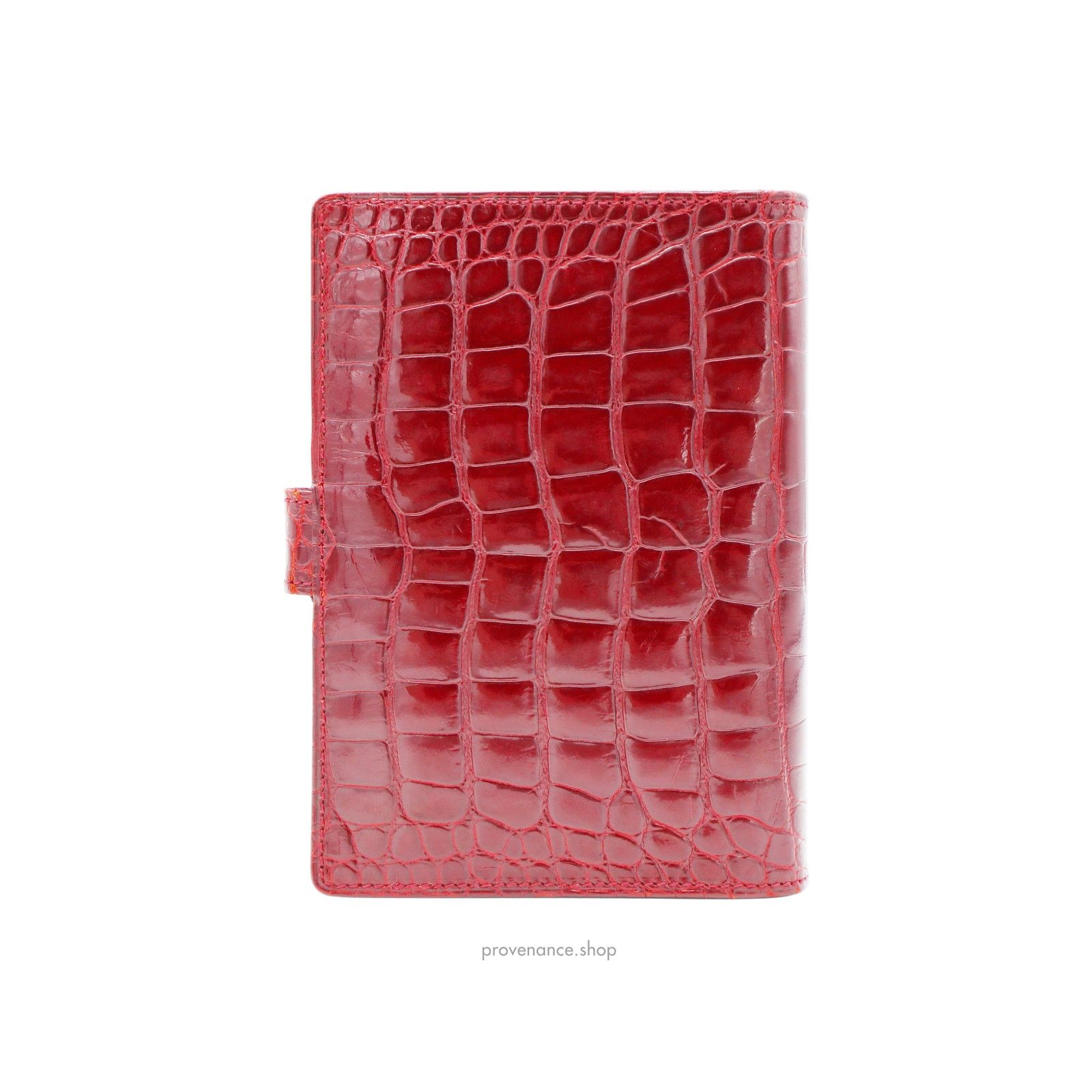 Louis Vuitton 🔴Louis Vuitton Agenda Fonctionnel PM - Alligator Rubis Size ONE SIZE - 5 Thumbnail