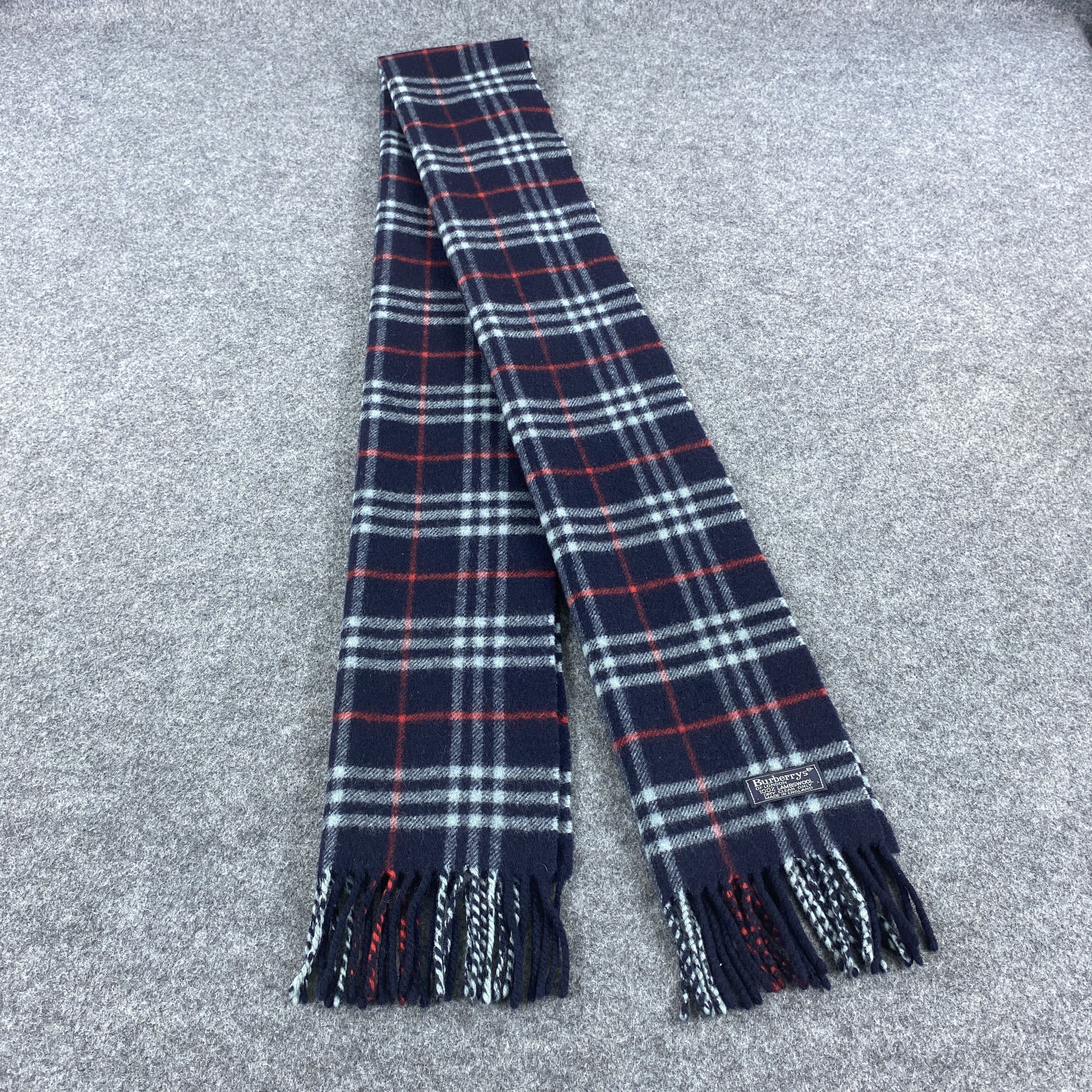 Burberry × Vintage GF10564 Burberry Scarf Neck Wear Muffler Nova Check Size ONE SIZE - 1 Thumbnail